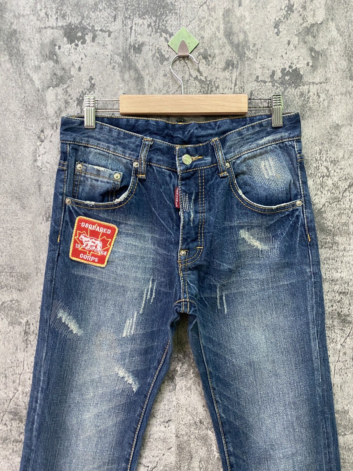 Designer × Dsquared2 × Hysteric Glamour DSQUARED2 Patches Blue Jean Size US 29 - 3 Thumbnail