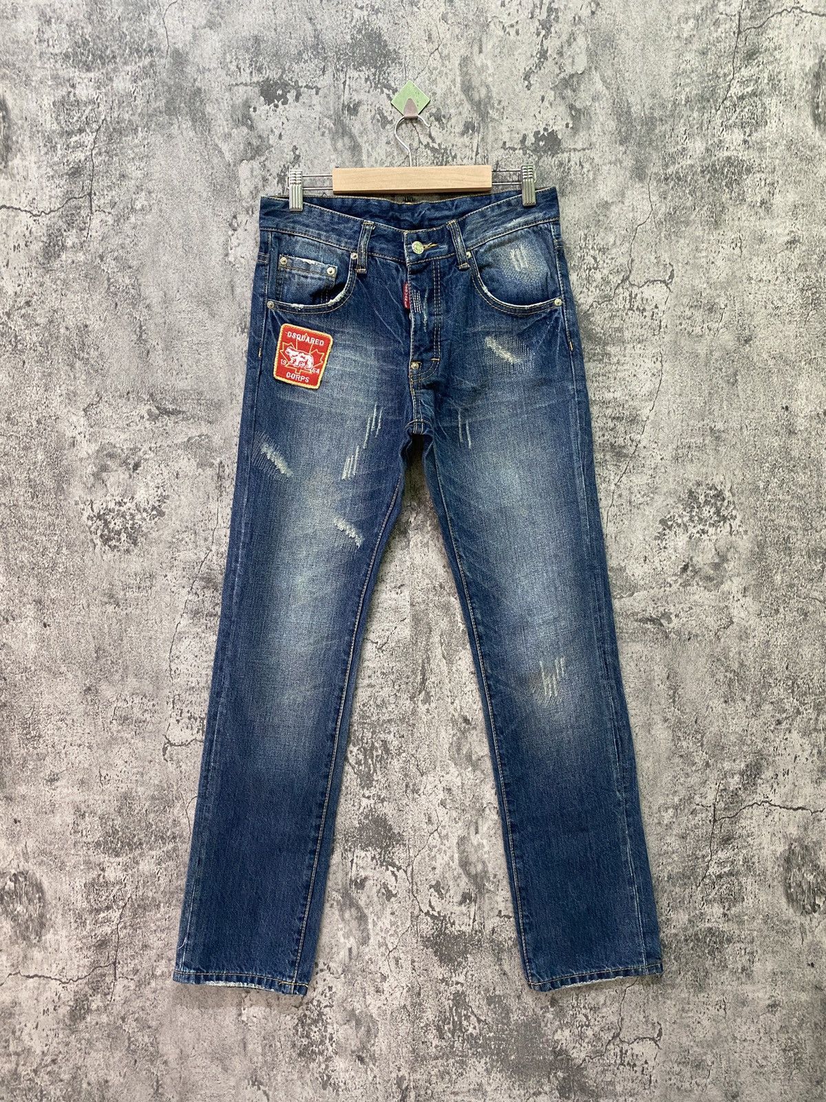 Designer × Dsquared2 × Hysteric Glamour DSQUARED2 Patches Blue Jean Size US 29 - 1 Thumbnail