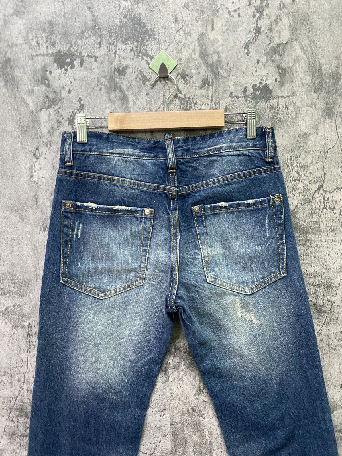 Designer × Dsquared2 × Hysteric Glamour DSQUARED2 Patches Blue Jean Size US 29 - 12 Thumbnail