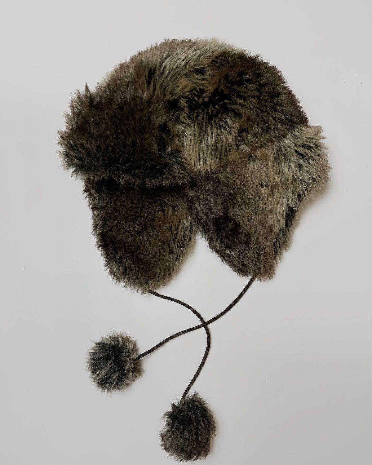 20471120 Moheir Fuzzy Trapper Fur winter hat Size ONE SIZE - 3 Thumbnail