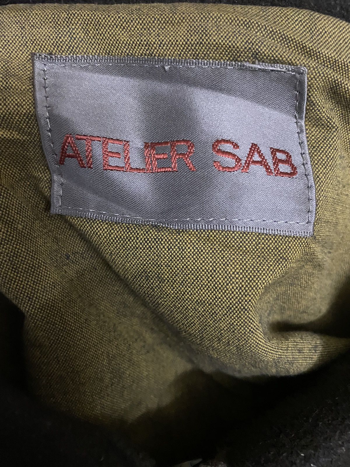 Japanese Brand Atelier Sab varsity jacket wool leather Size US L / EU 52-54 / 3 - 7 Thumbnail