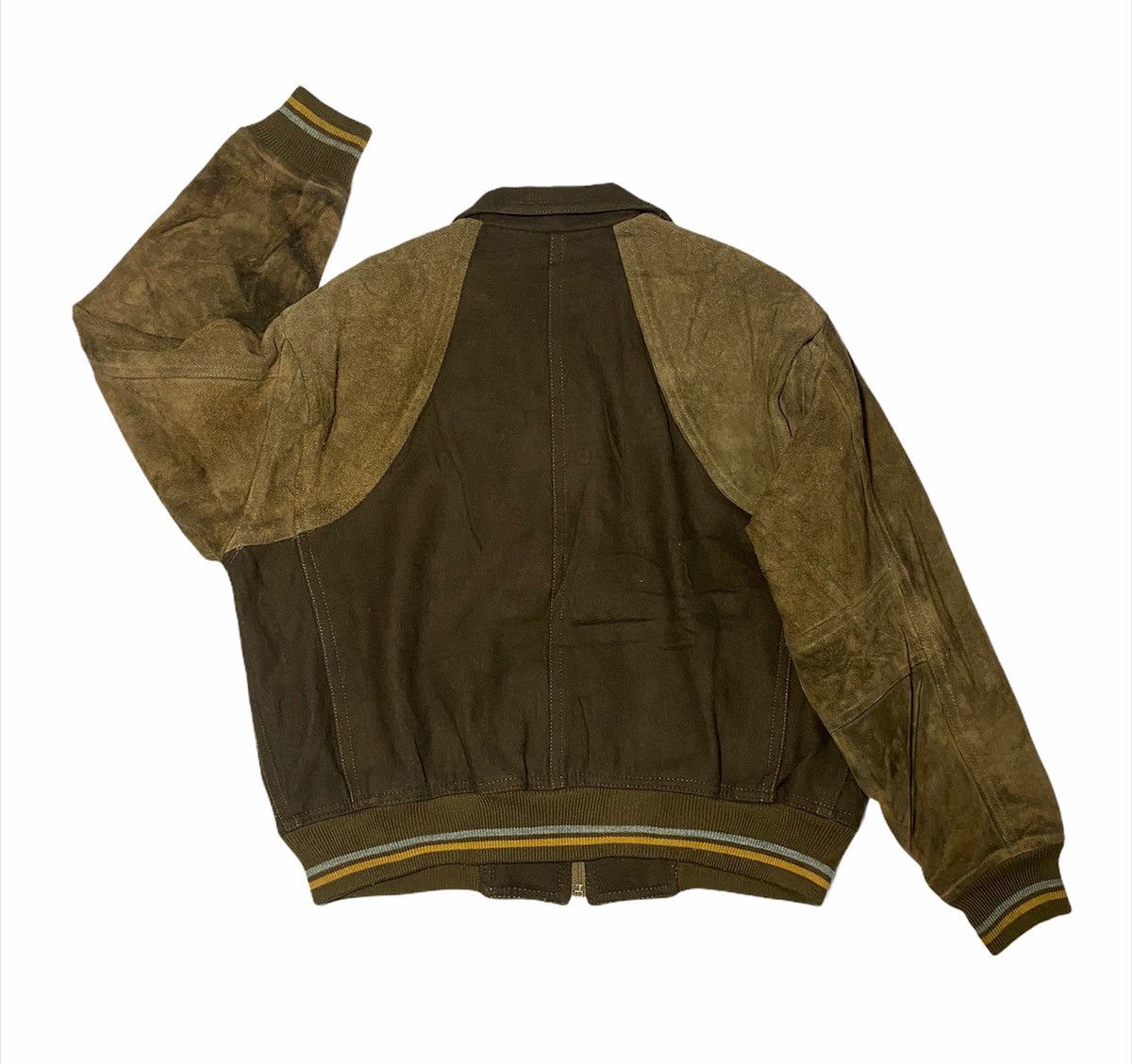 Japanese Brand Atelier Sab varsity jacket wool leather Size US L / EU 52-54 / 3 - 5 Thumbnail