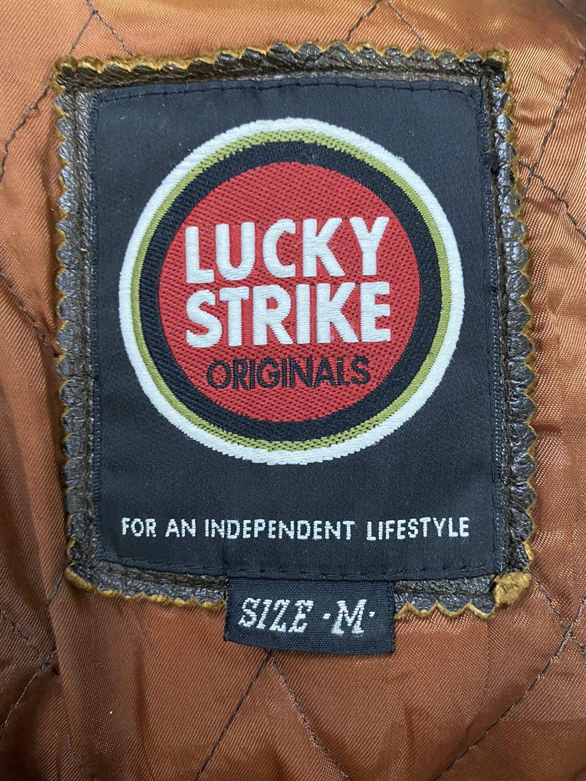 Vintage Vintage Lucky Strike Riders Jacket Size US M / EU 48-50 / 2 - 8 Thumbnail
