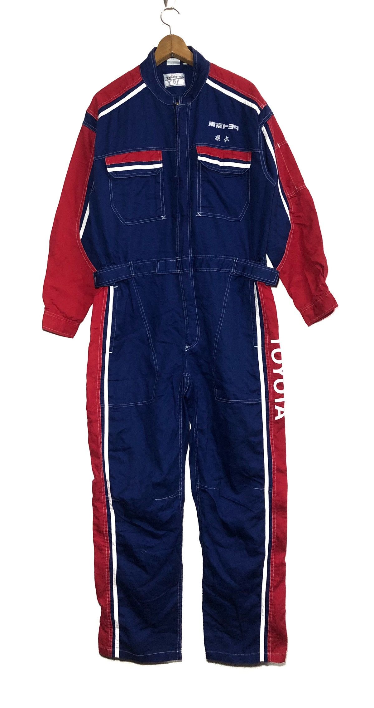 Other Toyota Techno Spellout Racing Jumpsuit Coverall Size US 35 - 2 Thumbnail