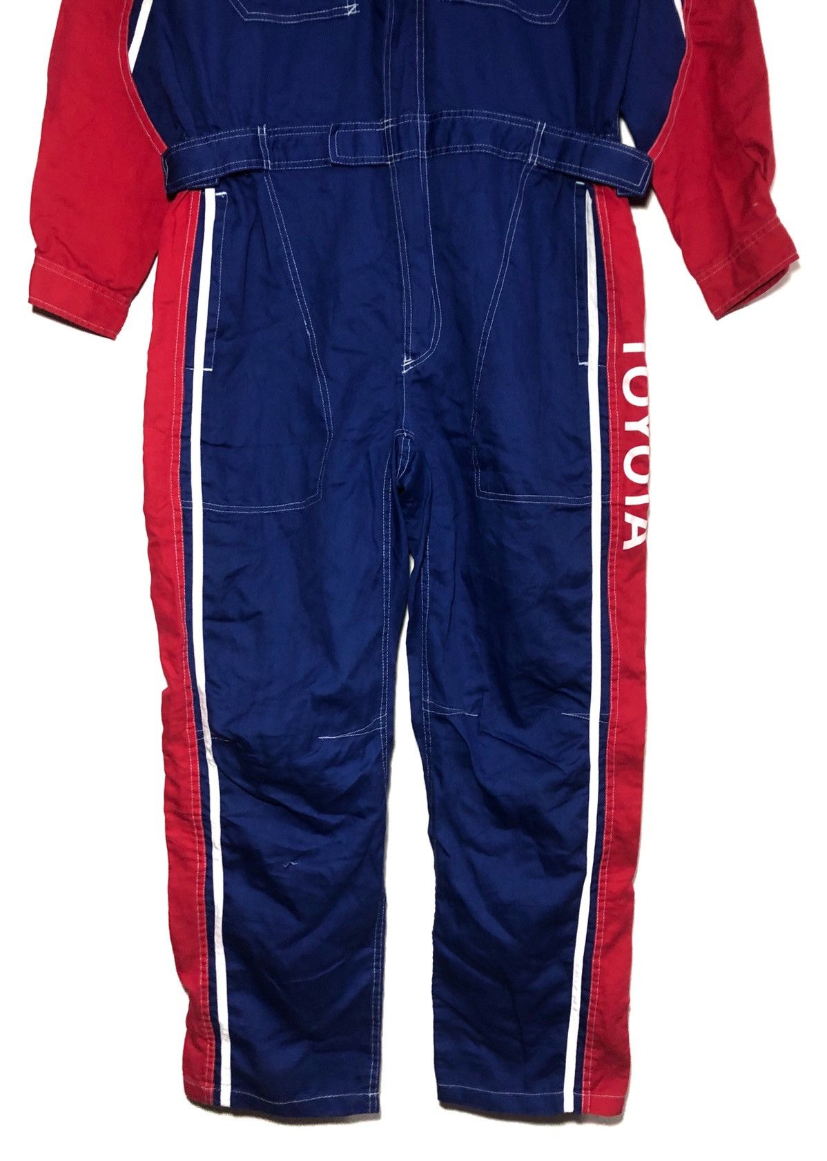 Other Toyota Techno Spellout Racing Jumpsuit Coverall Size US 35 - 4 Thumbnail