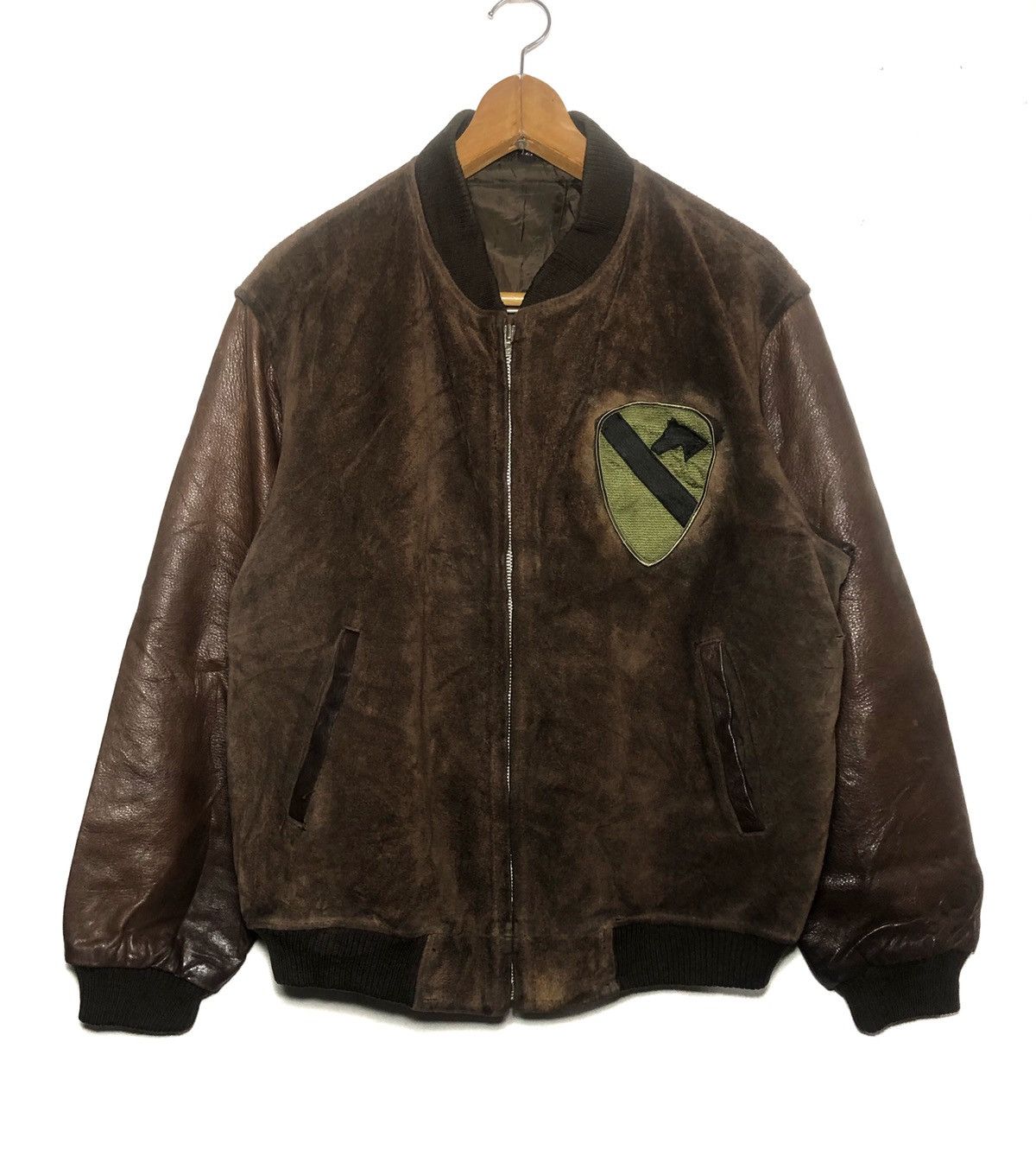 Japanese Brand Brown Suede Jacket Size US L / EU 52-54 / 3 - 1 Thumbnail