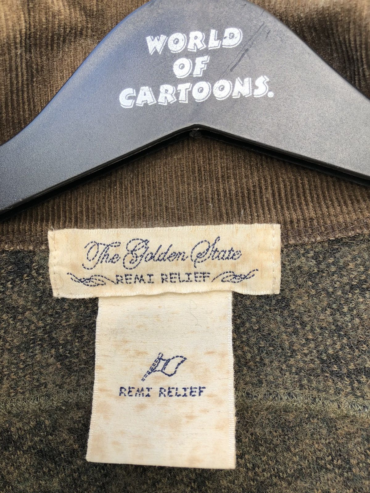 Remi Relief Remi Relief Japan Asymmetrical Camo Fleece Sweater Jacket Size US M / EU 48-50 / 2 - 17 Thumbnail
