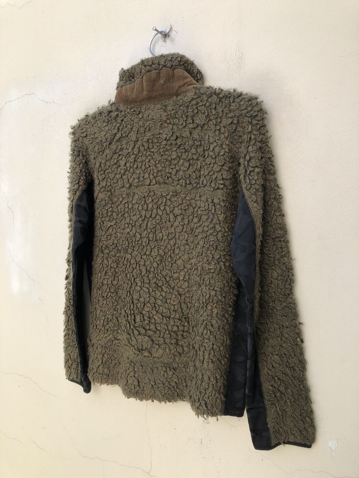Remi Relief Remi Relief Japan Asymmetrical Camo Fleece Sweater Jacket Size US M / EU 48-50 / 2 - 13 Thumbnail