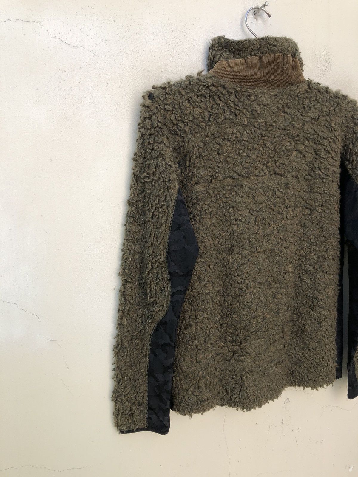 Remi Relief Remi Relief Japan Asymmetrical Camo Fleece Sweater Jacket Size US M / EU 48-50 / 2 - 11 Thumbnail