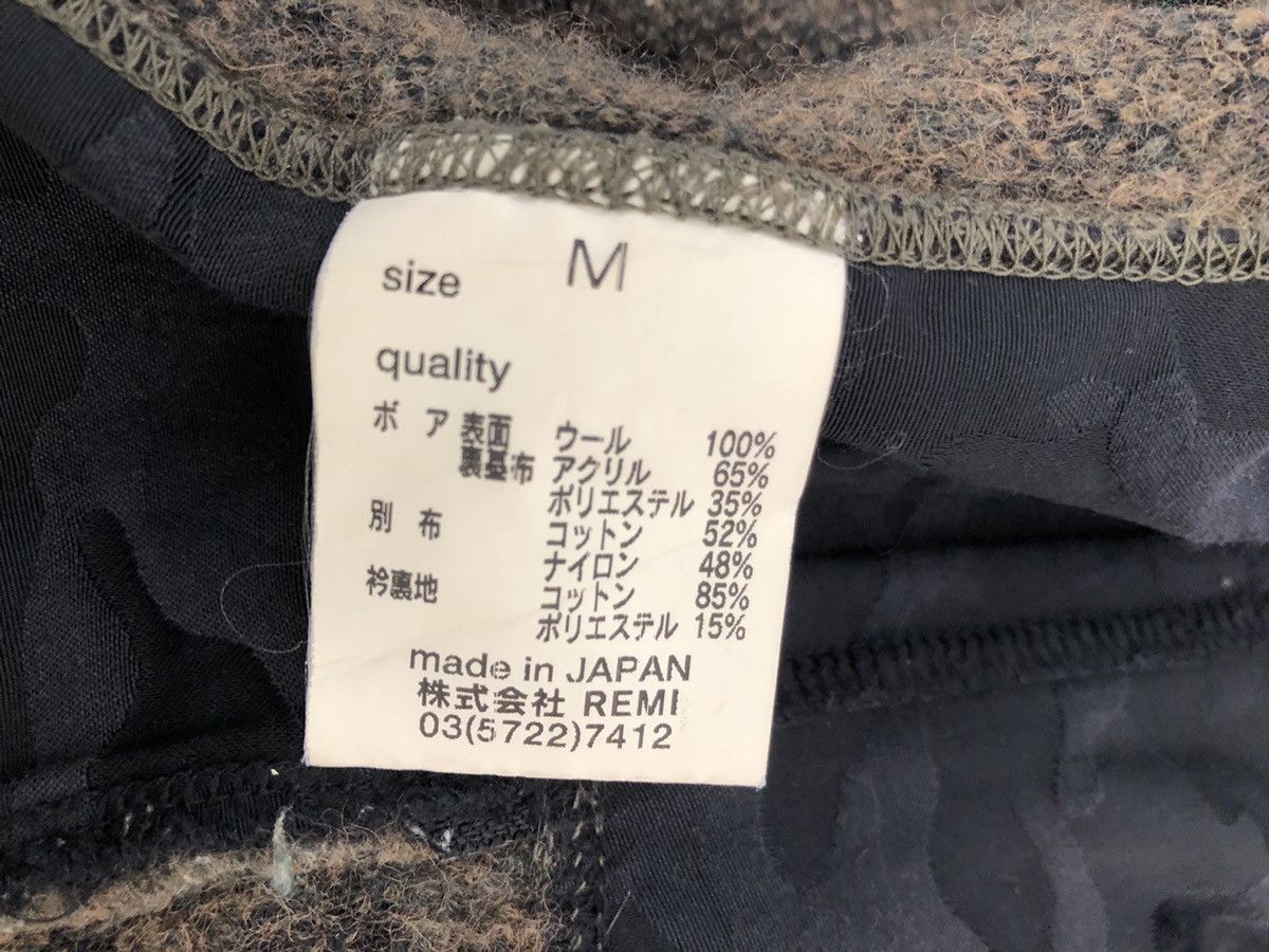 Remi Relief Remi Relief Japan Asymmetrical Camo Fleece Sweater Jacket Size US M / EU 48-50 / 2 - 19 Thumbnail