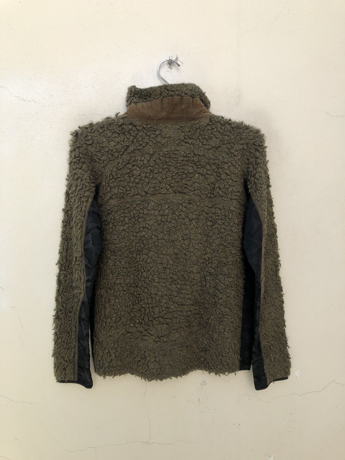 Remi Relief Remi Relief Japan Asymmetrical Camo Fleece Sweater Jacket Size US M / EU 48-50 / 2 - 9 Thumbnail