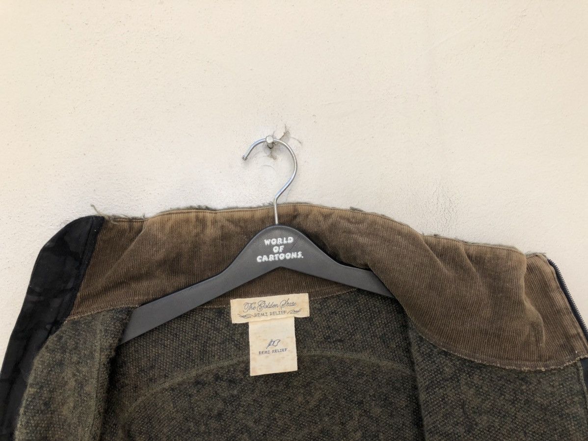 Remi Relief Remi Relief Japan Asymmetrical Camo Fleece Sweater Jacket Size US M / EU 48-50 / 2 - 15 Thumbnail