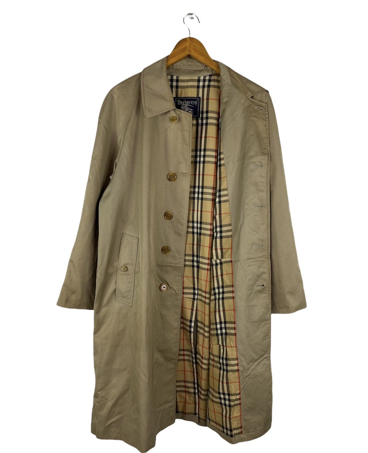 Burberry × Other 🔥DHL SHIPPING🔥BURBERRY TRENCH COAT NOVA CHECK LINING Size US L / EU 52-54 / 3 - 2 Thumbnail
