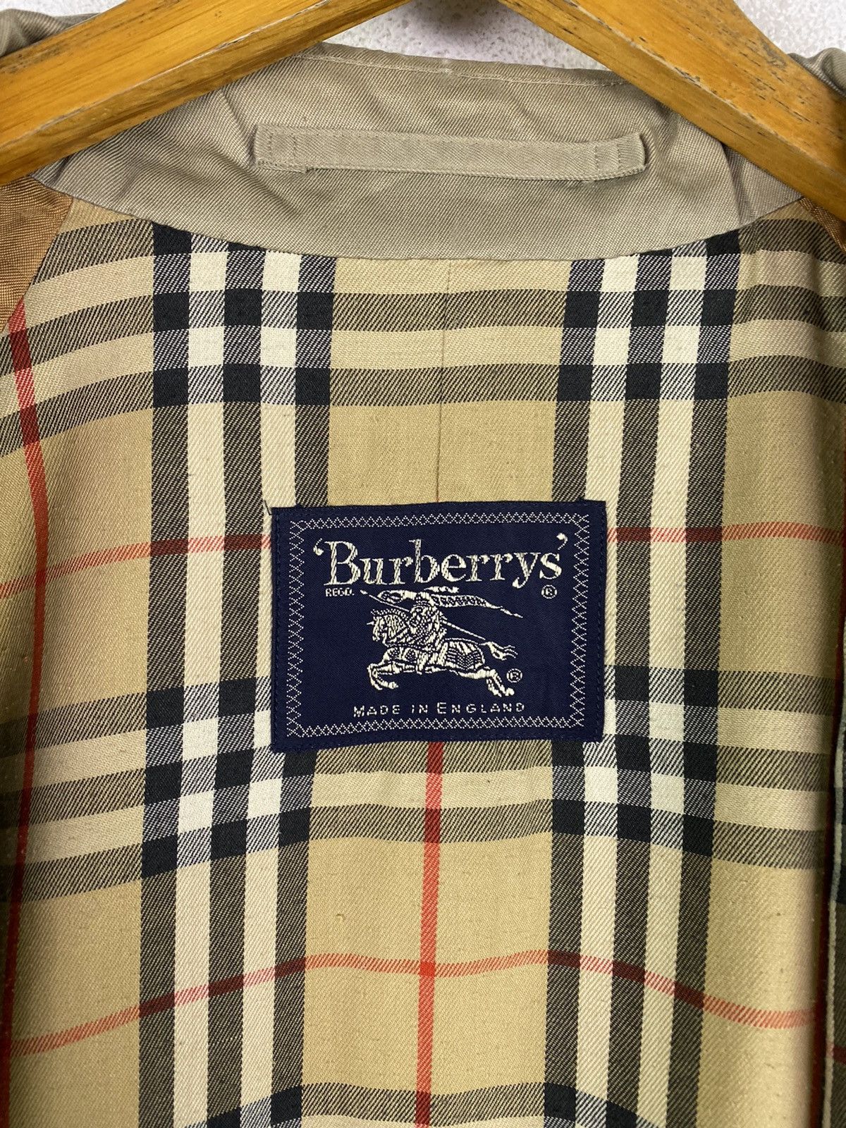 Burberry × Other 🔥DHL SHIPPING🔥BURBERRY TRENCH COAT NOVA CHECK LINING Size US L / EU 52-54 / 3 - 9 Thumbnail