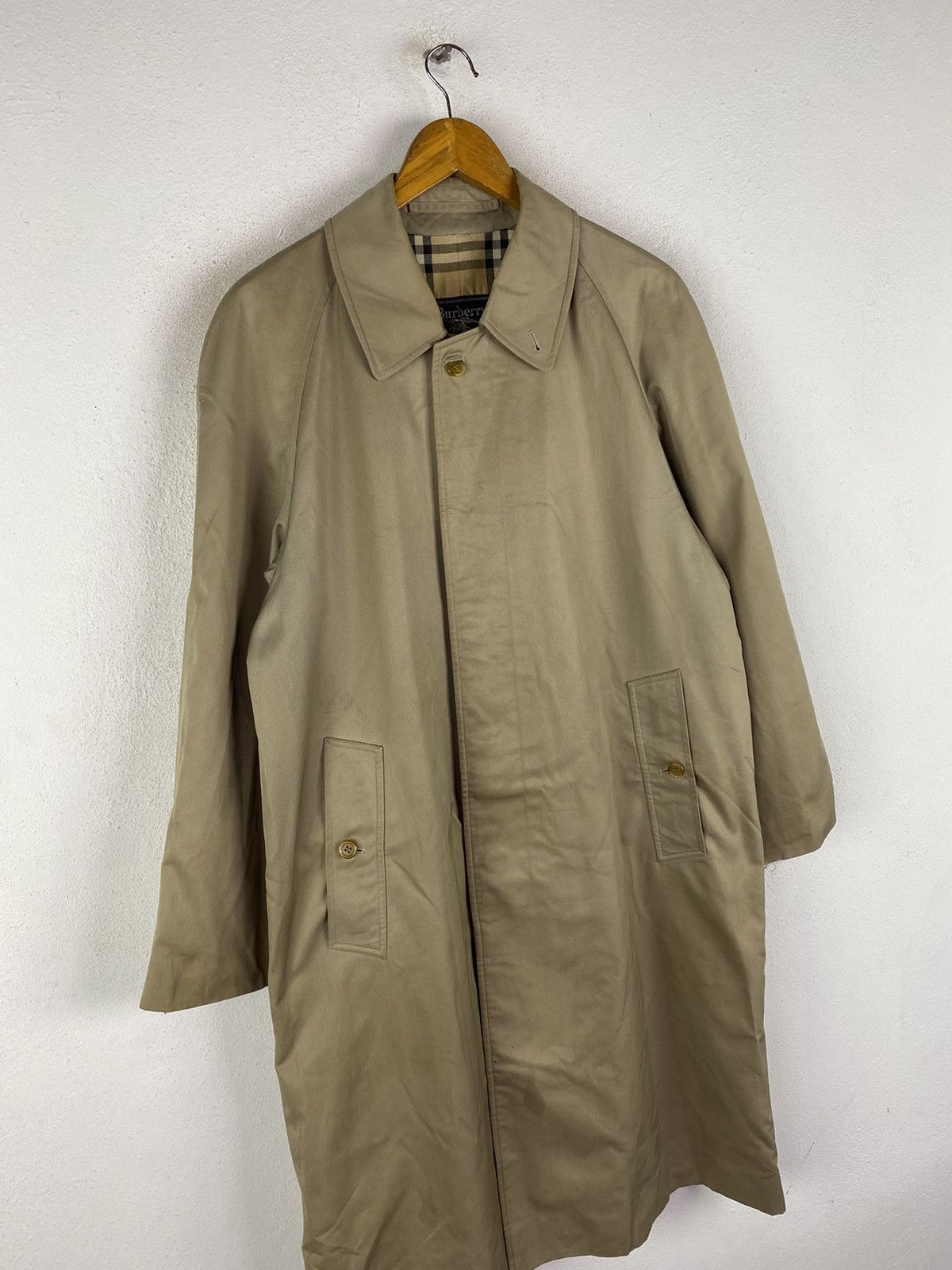 Burberry × Other 🔥DHL SHIPPING🔥BURBERRY TRENCH COAT NOVA CHECK LINING Size US L / EU 52-54 / 3 - 5 Thumbnail