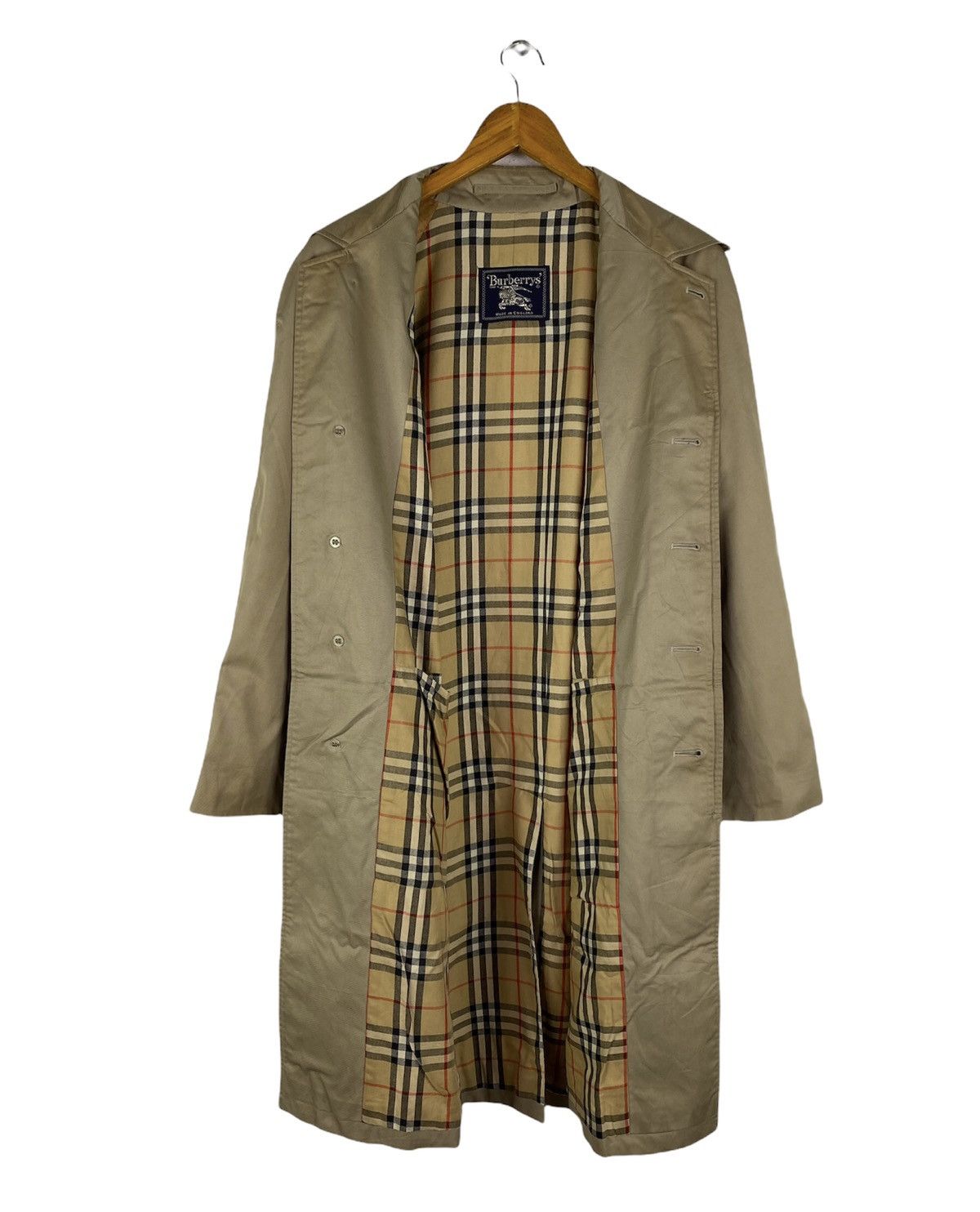 Burberry × Other 🔥DHL SHIPPING🔥BURBERRY TRENCH COAT NOVA CHECK LINING Size US L / EU 52-54 / 3 - 1 Thumbnail