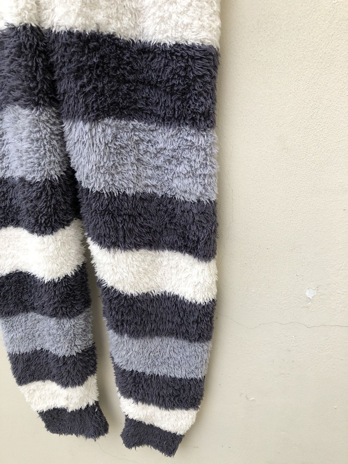 Japanese Brand Gelato Pique Homme Japan Border Striped Fleece Pant Size US 31 - 6 Thumbnail