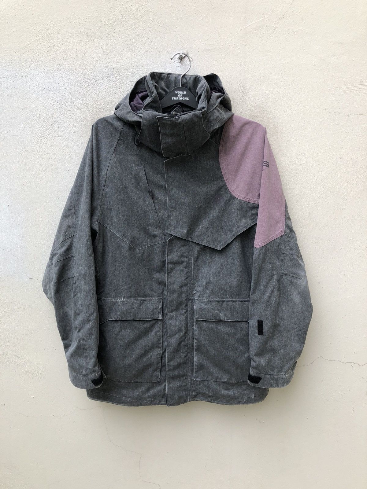 Nike ACG Vintage Nike ACG Faded Grey Hoodie Jacket Size US L / EU 52-54 / 3 - 1 Thumbnail