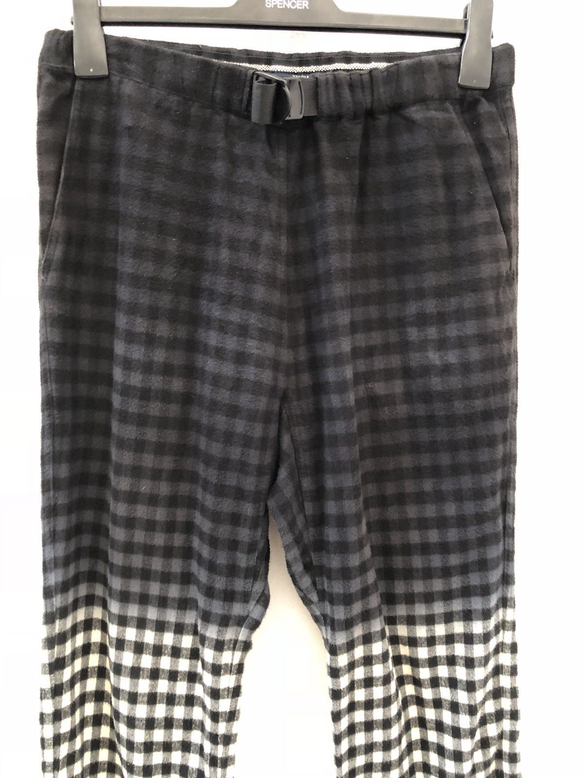 Japanese Brand × Tomorrowland Two tone Check Adjustable Stretch Waist Tomorrowland Fleece Size US 30 / EU 46 - 2 Thumbnail