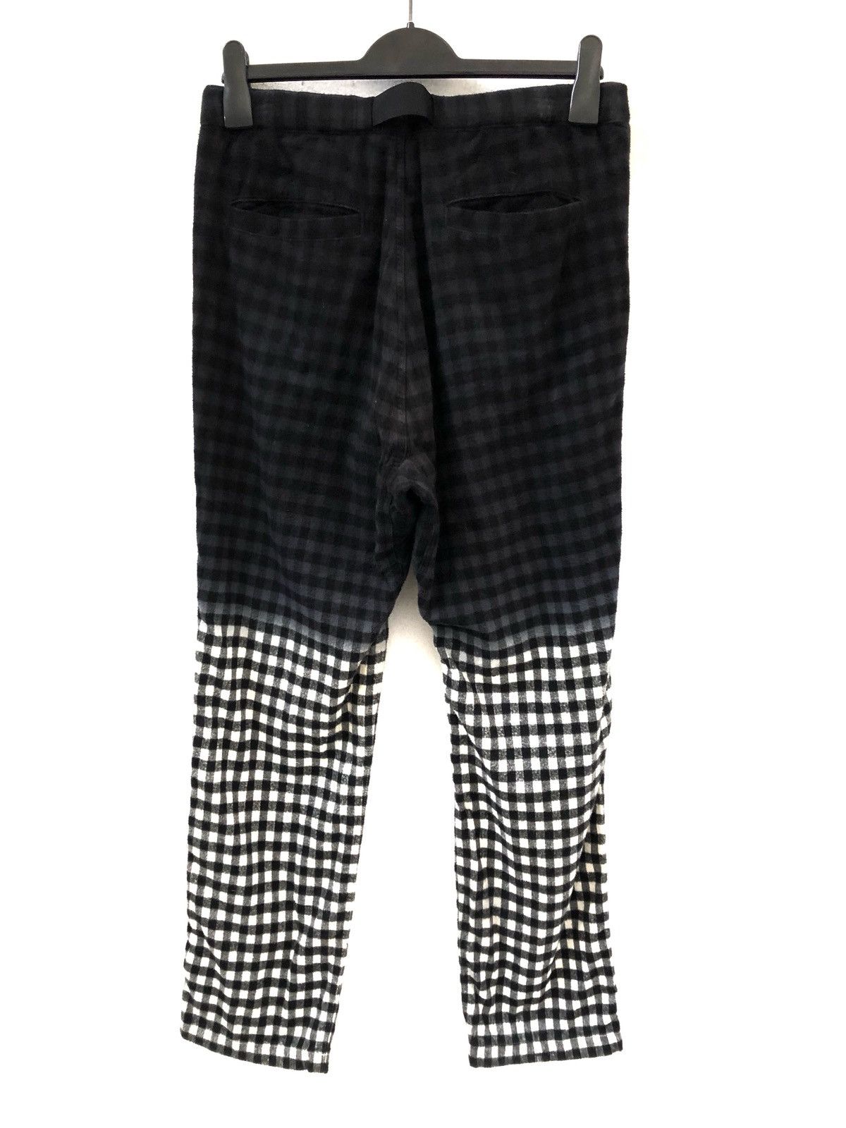 Japanese Brand × Tomorrowland Two tone Check Adjustable Stretch Waist Tomorrowland Fleece Size US 30 / EU 46 - 6 Thumbnail