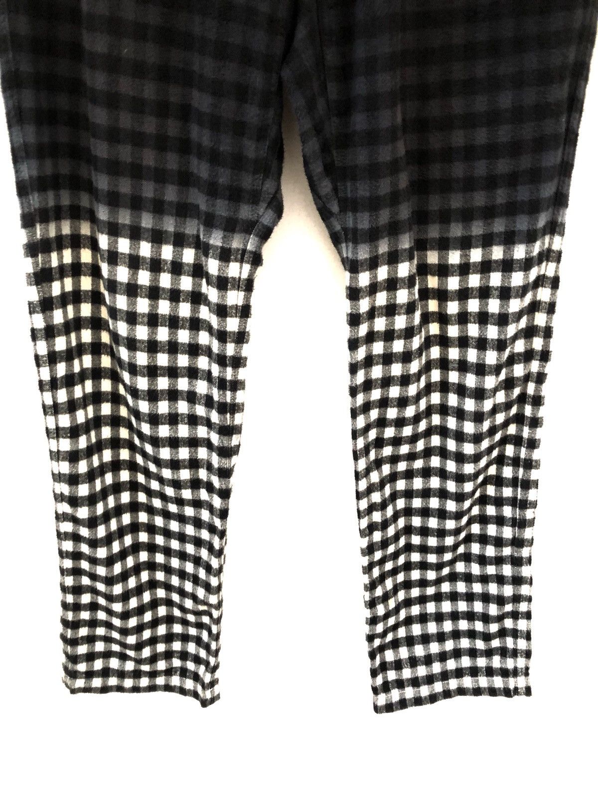 Japanese Brand × Tomorrowland Two tone Check Adjustable Stretch Waist Tomorrowland Fleece Size US 30 / EU 46 - 3 Thumbnail