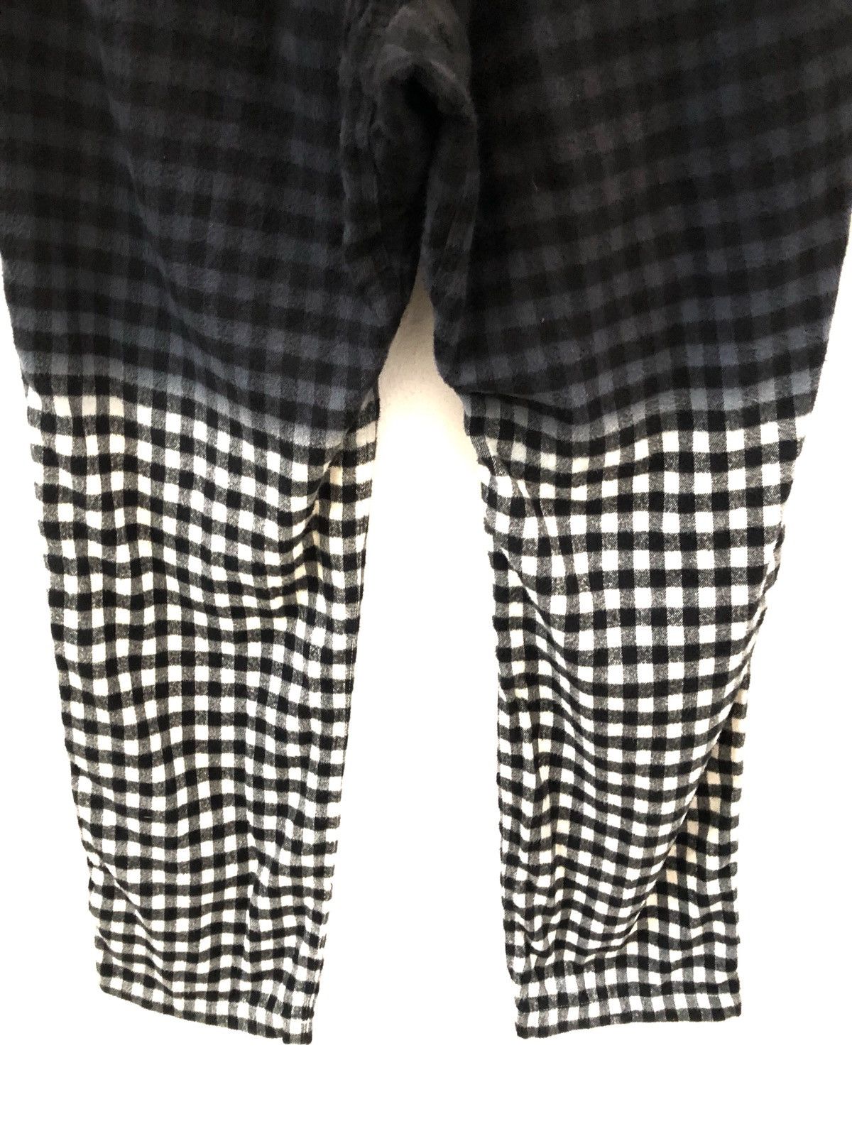 Japanese Brand × Tomorrowland Two tone Check Adjustable Stretch Waist Tomorrowland Fleece Size US 30 / EU 46 - 8 Thumbnail