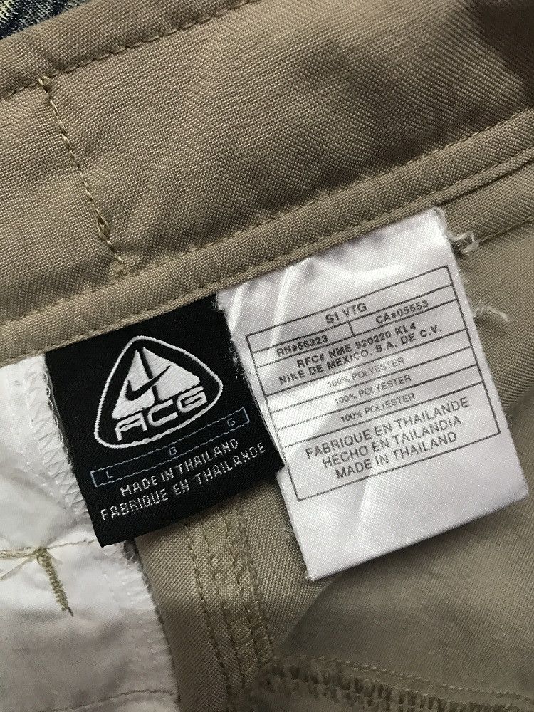 Nike ACG VTG NIKE ACG Detachable Leg Cargo Pocket Drawstring Baggy Size US 36 / EU 52 - 19 Thumbnail