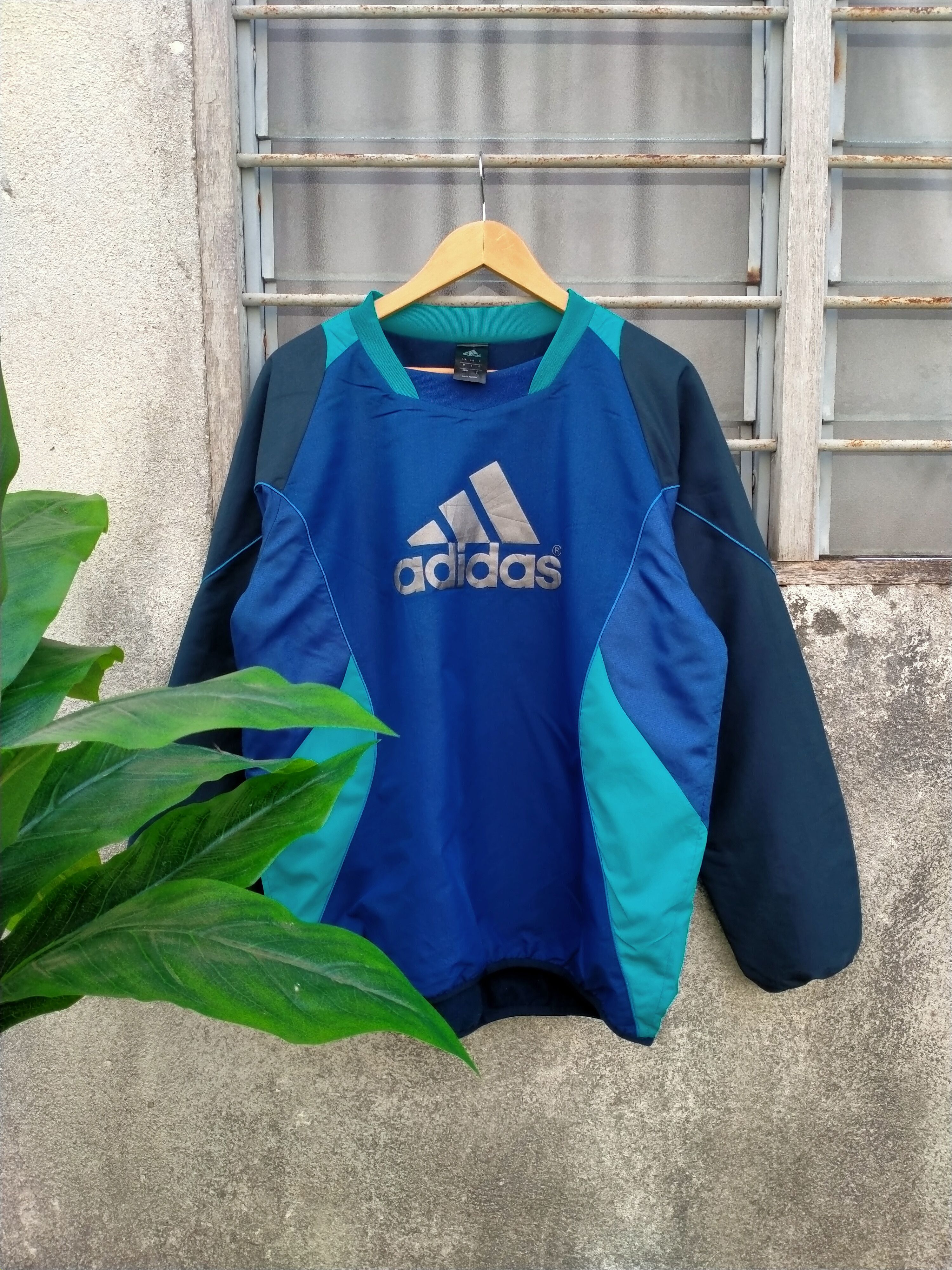 image of Adidas Big Logo Training Sweater, Men's (Size Large)