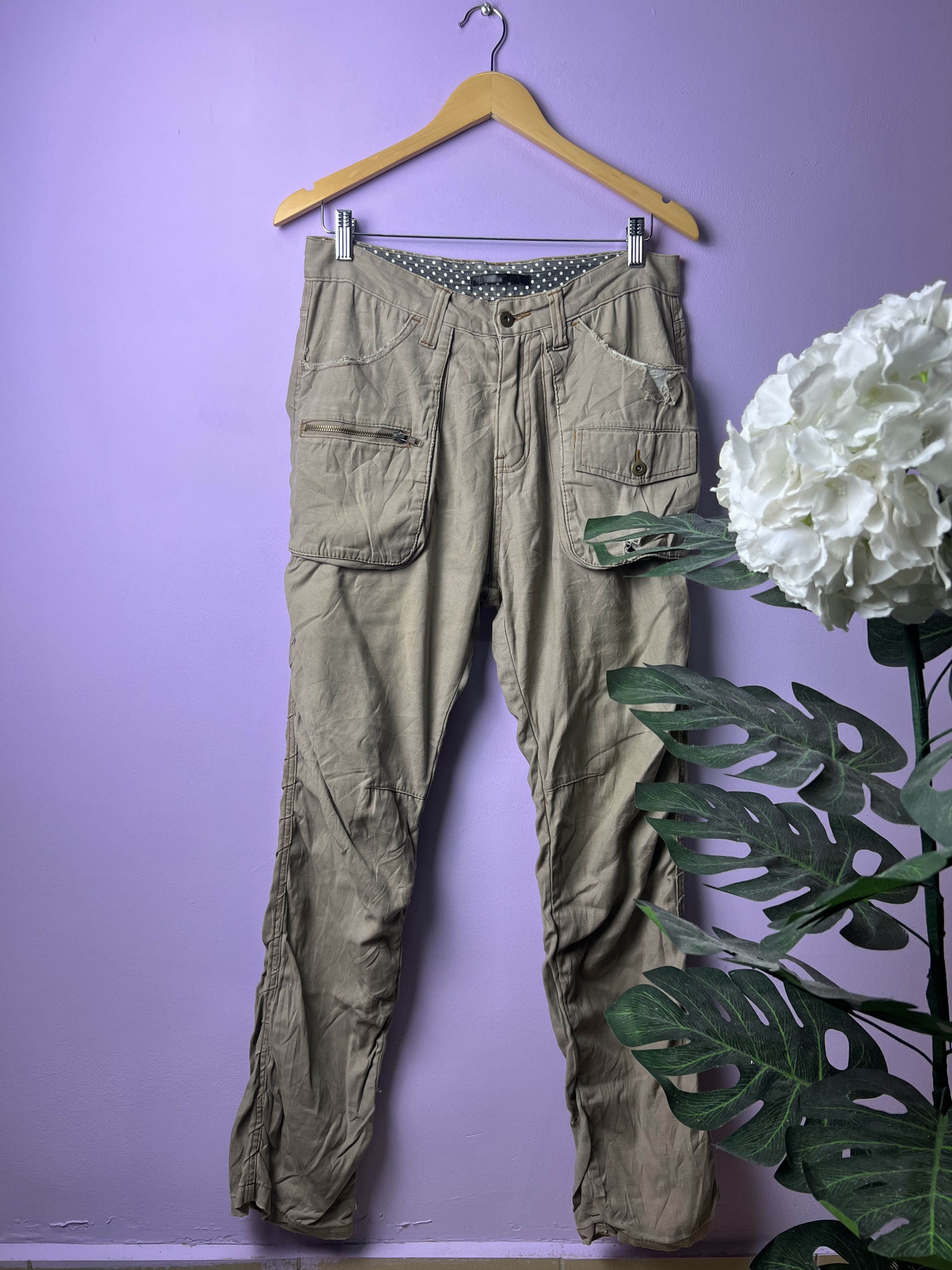 Japanese Brand 🔥Distressed Apache Vintage Tactical Cargo Pants Size US 32 / EU 48 - 1 Thumbnail