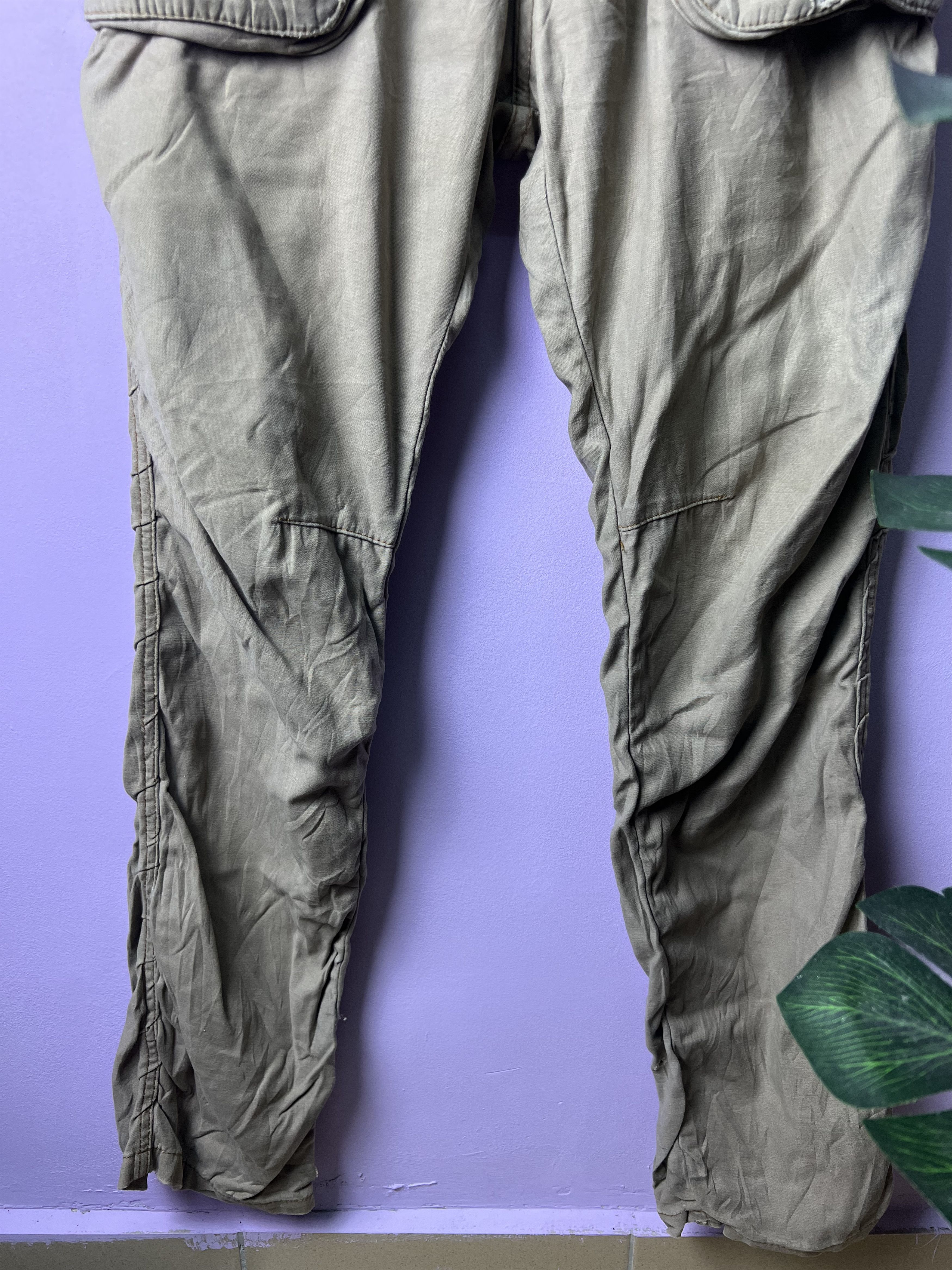 Japanese Brand 🔥Distressed Apache Vintage Tactical Cargo Pants Size US 32 / EU 48 - 5 Thumbnail