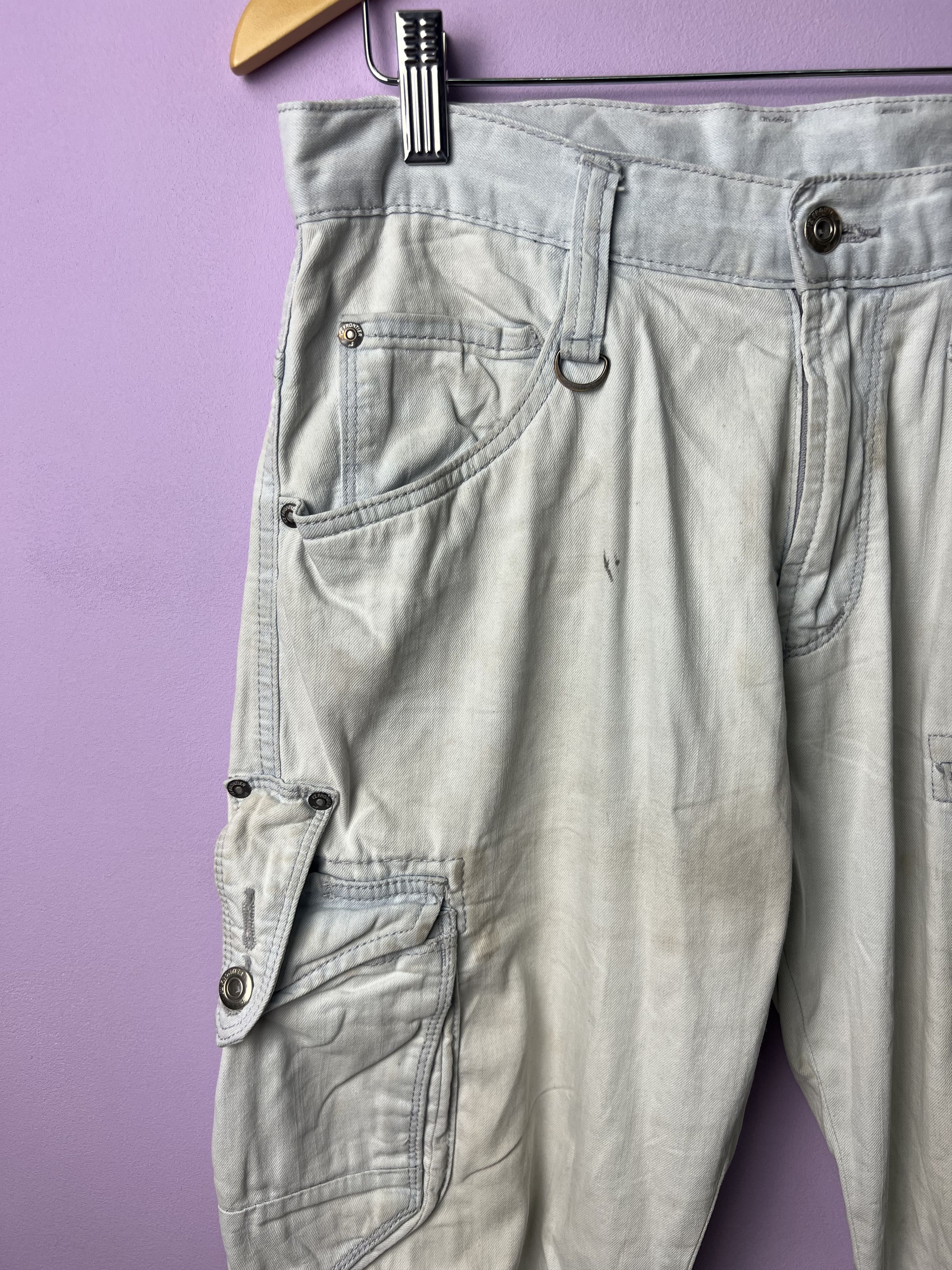 Japanese Brand 🔥Distressed Iz Frontier Tactical Cargo Pants Size US 32 / EU 48 - 5 Thumbnail