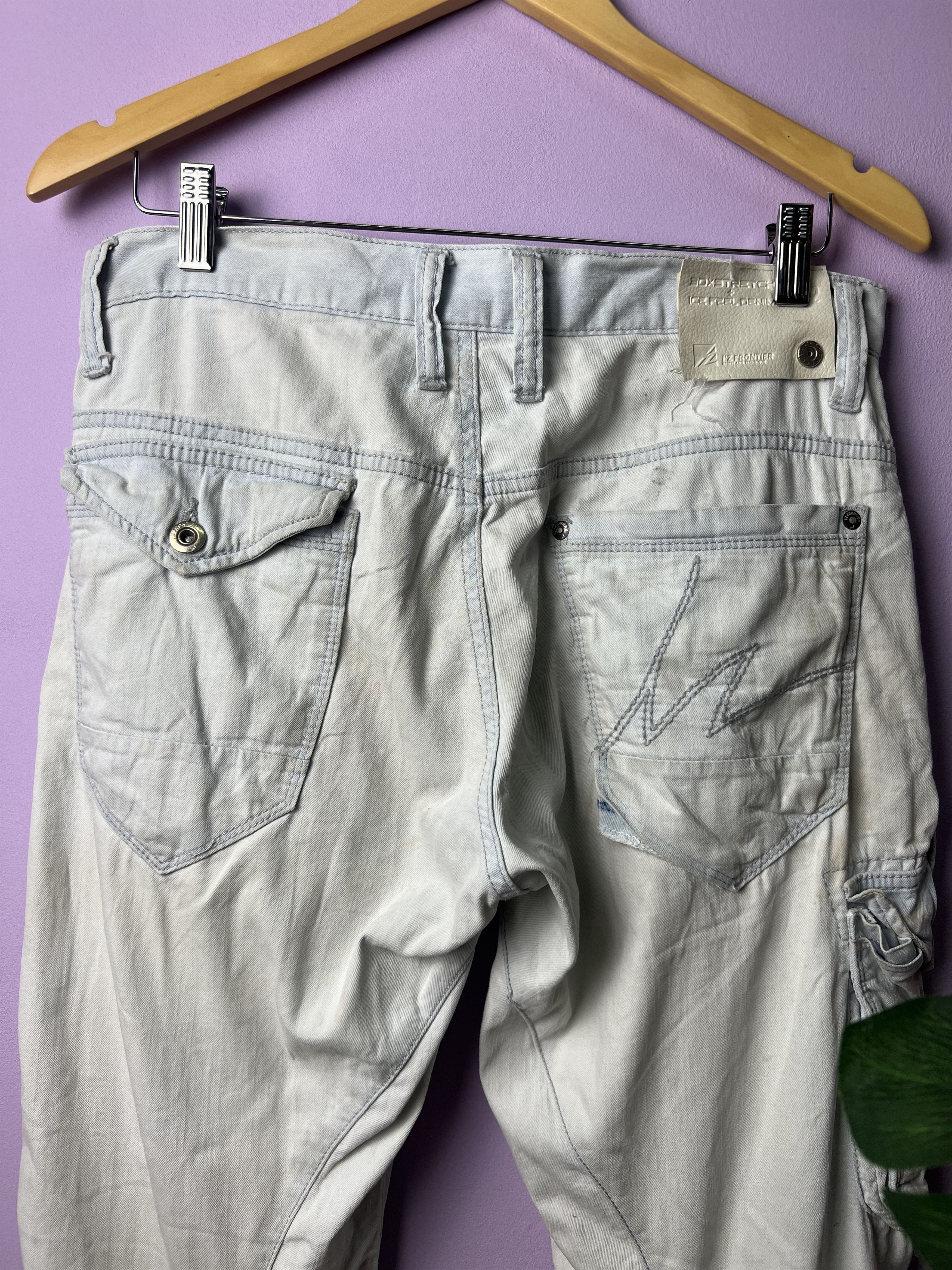 Japanese Brand 🔥Distressed Iz Frontier Tactical Cargo Pants Size US 32 / EU 48 - 12 Thumbnail