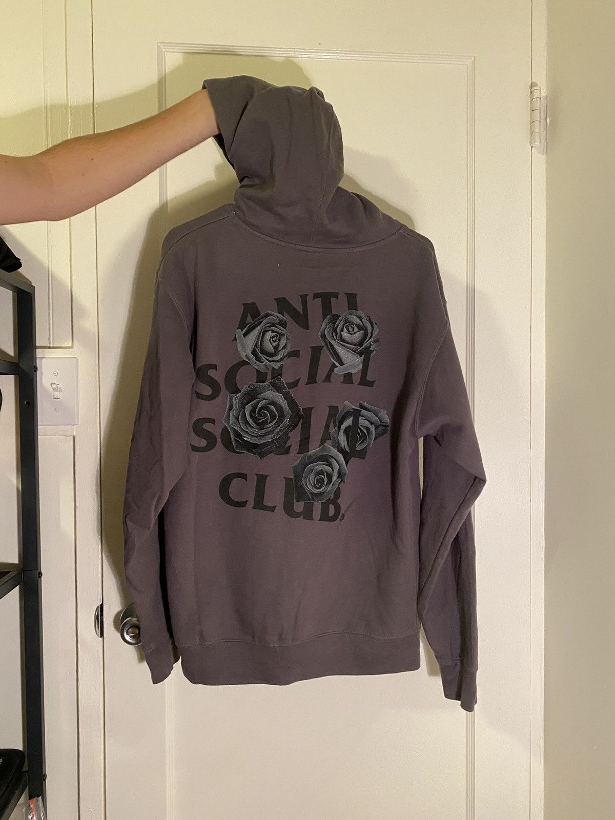 Anti Social Social Club Bat Emoji Hoodie Black | Grailed