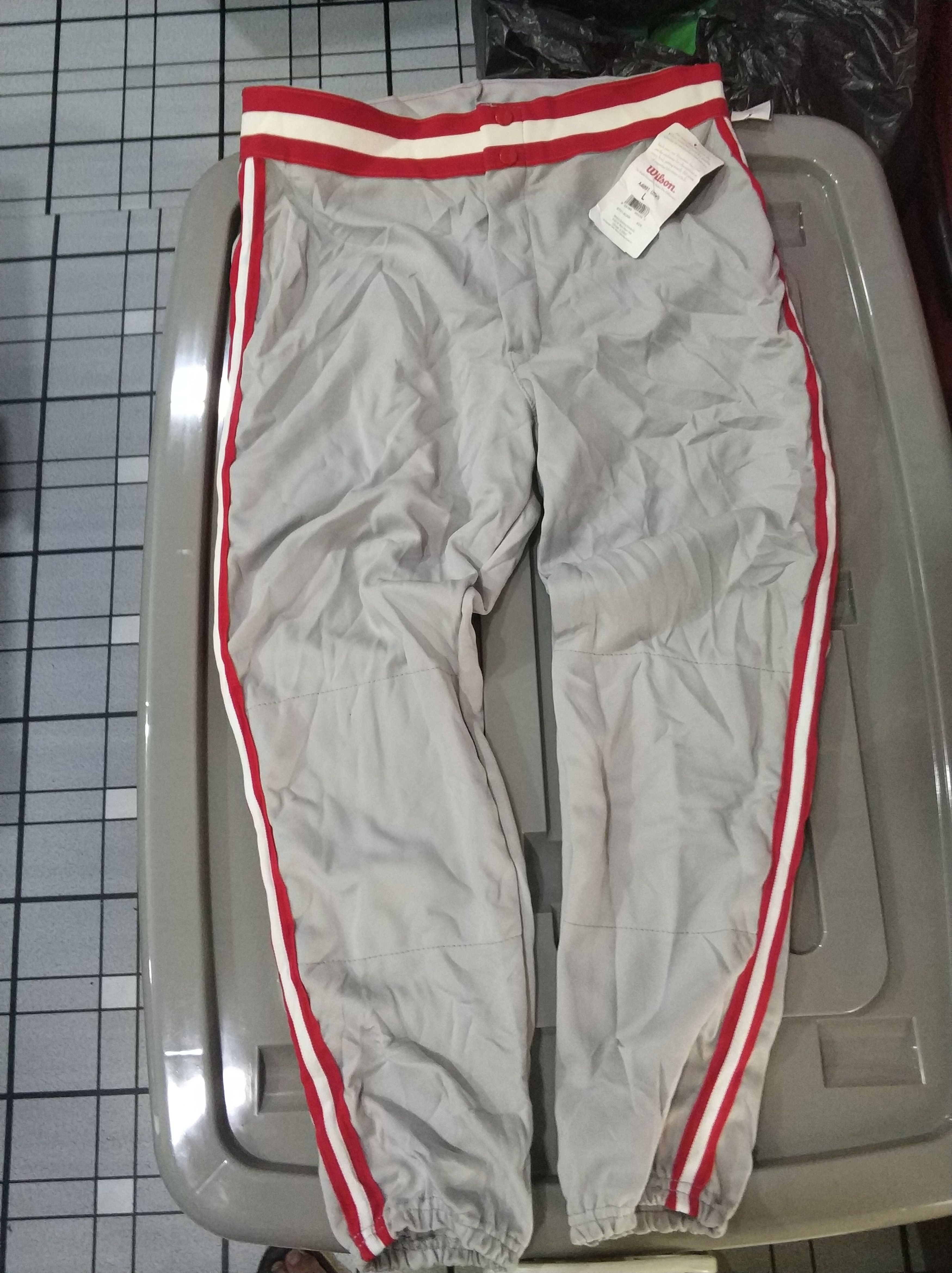 Wilson 🔥Vintage Deadstock 90s Wilson Side Stripe Baseball Pants Size US 32 / EU 48 - 9 Thumbnail