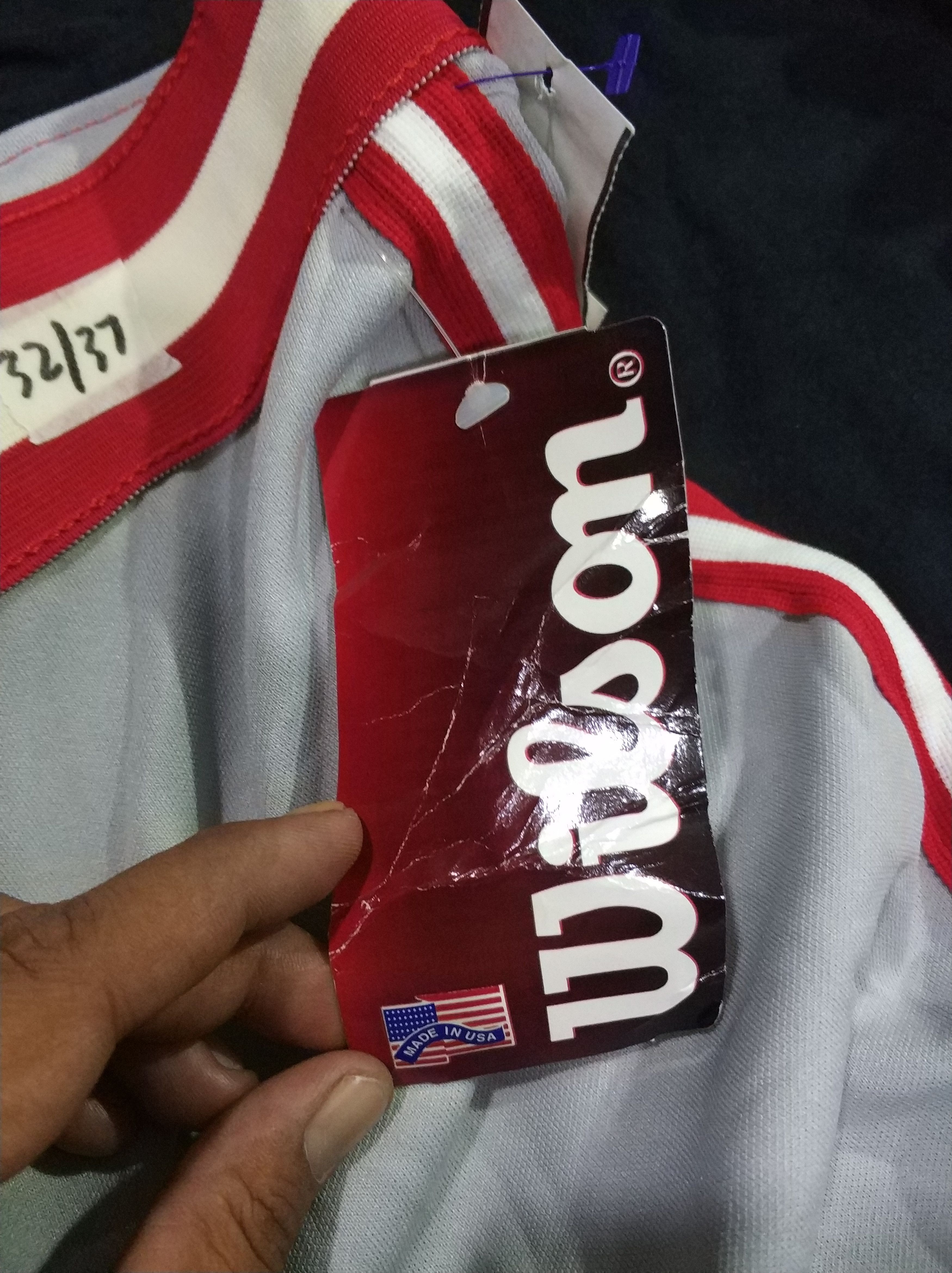 Wilson 🔥Vintage Deadstock 90s Wilson Side Stripe Baseball Pants Size US 32 / EU 48 - 8 Thumbnail