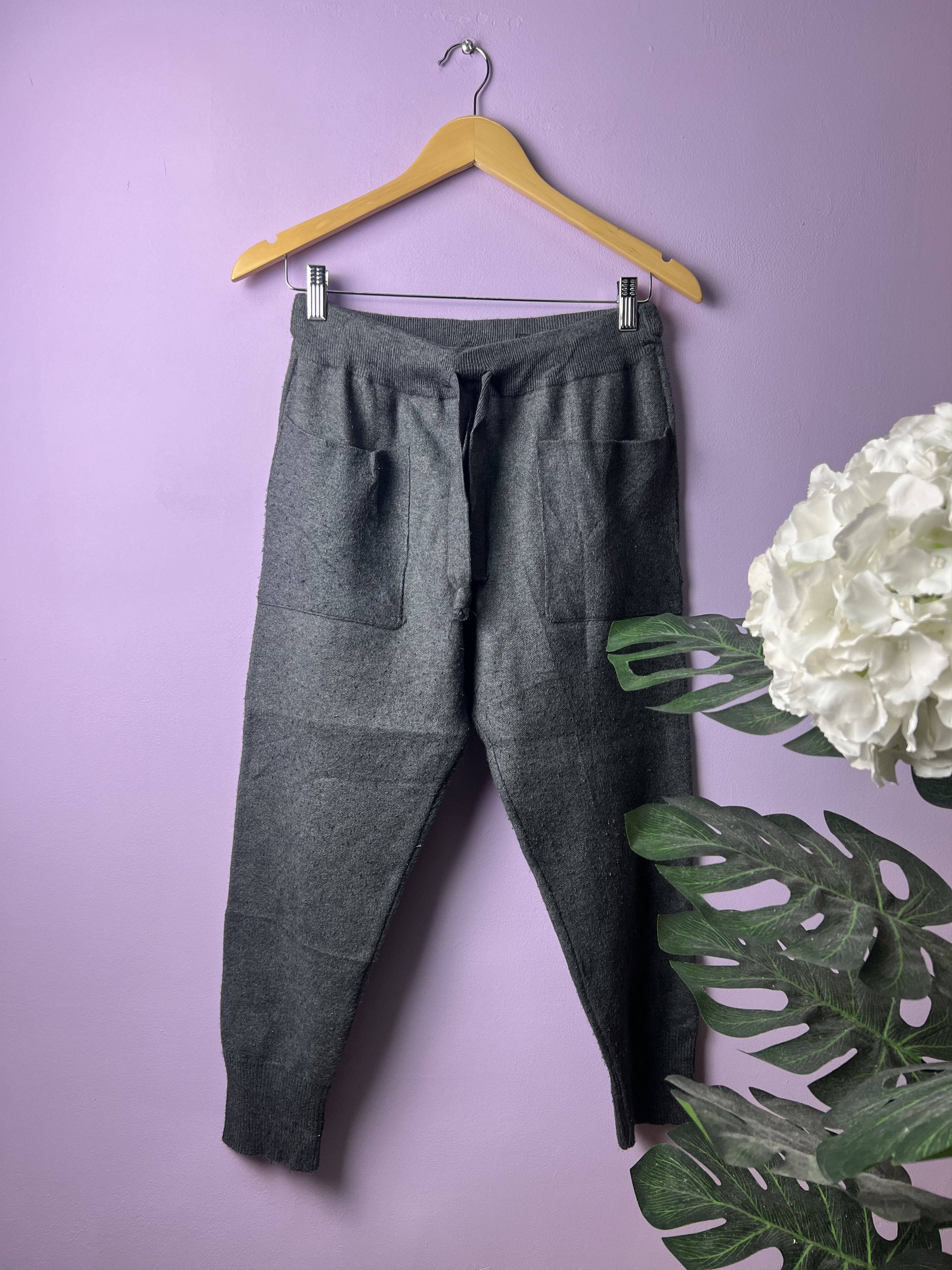 Zara 🔥Zara Knit Front Pockets Sweatpants Jogger Size US 29 - 1 Thumbnail