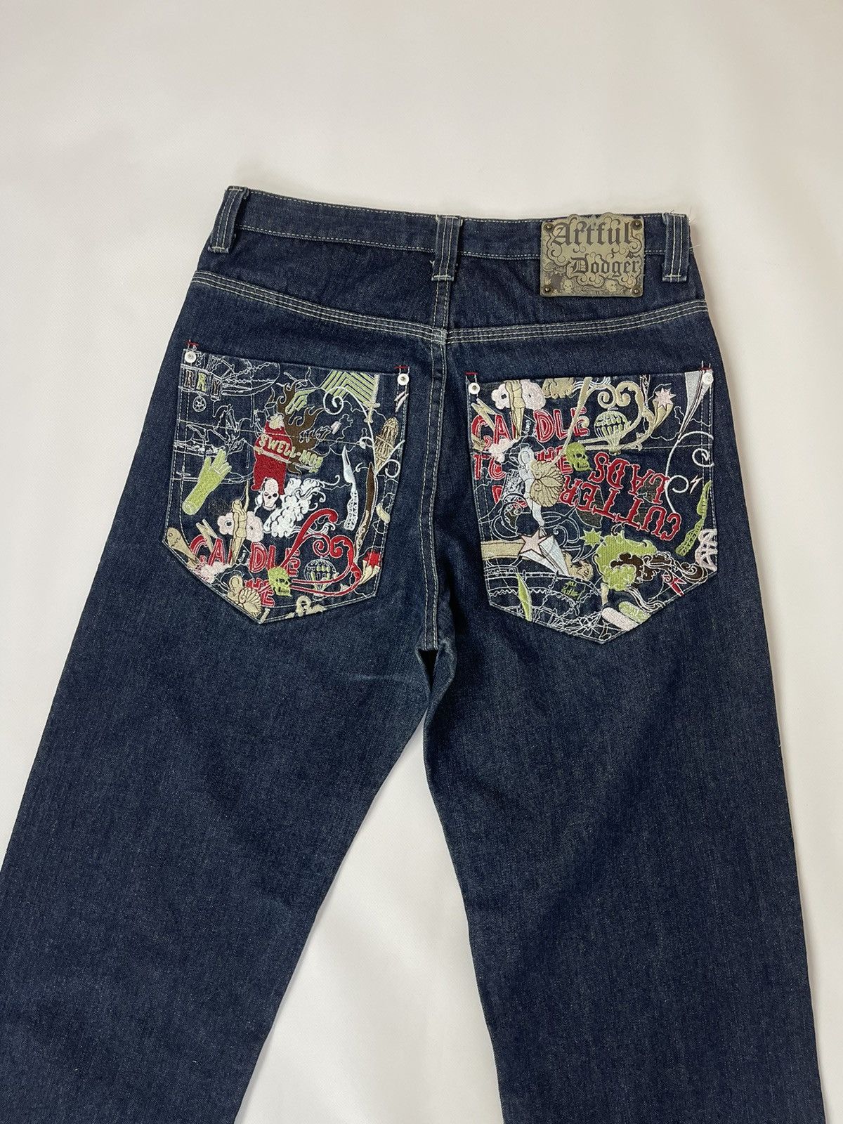 Artful Dodger Artiful Dodger “Cutter lads” big pocket embroidered denim Size US 32 / EU 48 - 1 Thumbnail