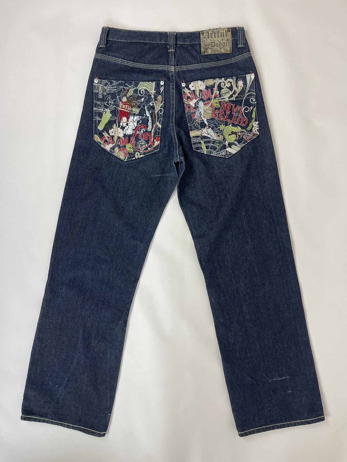 Artful Dodger Artiful Dodger “Cutter lads” big pocket embroidered denim Size US 32 / EU 48 - 2 Thumbnail