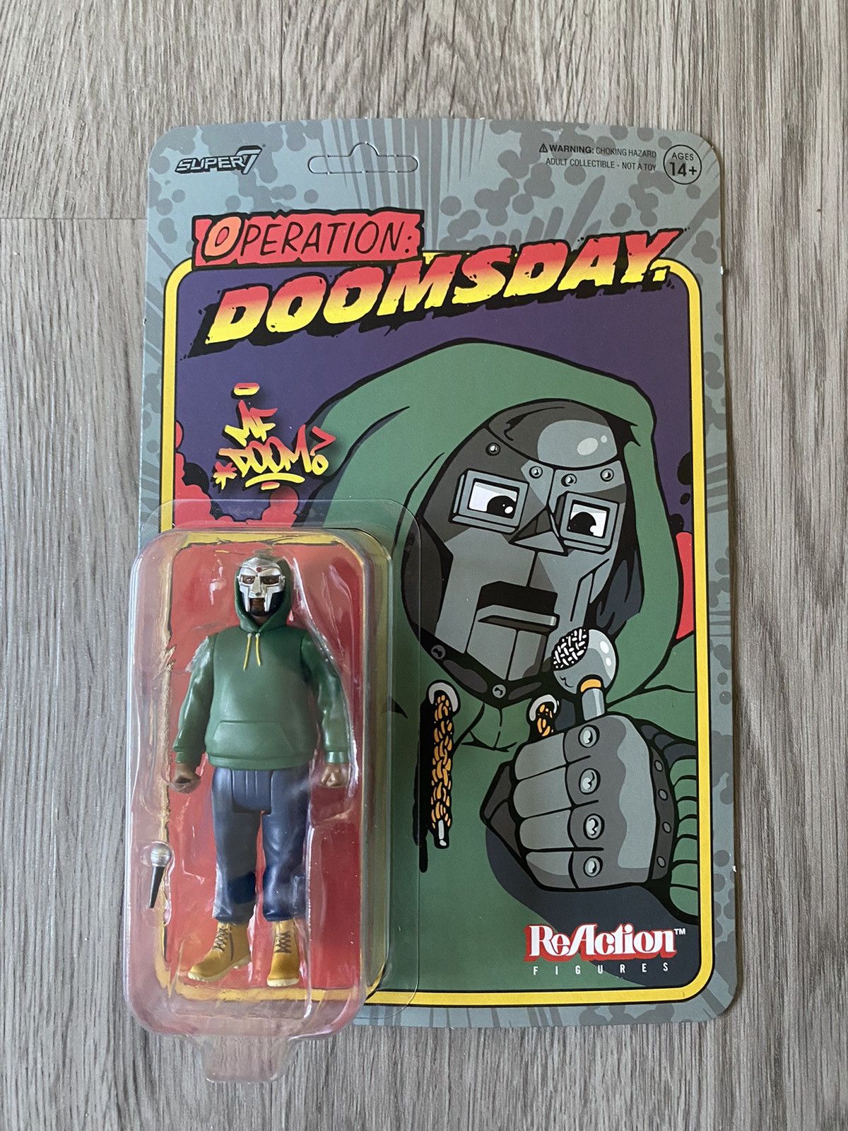 Mf Doom SUPER 7 MF DOOM ReAction Figure Wave 1 | Grailed