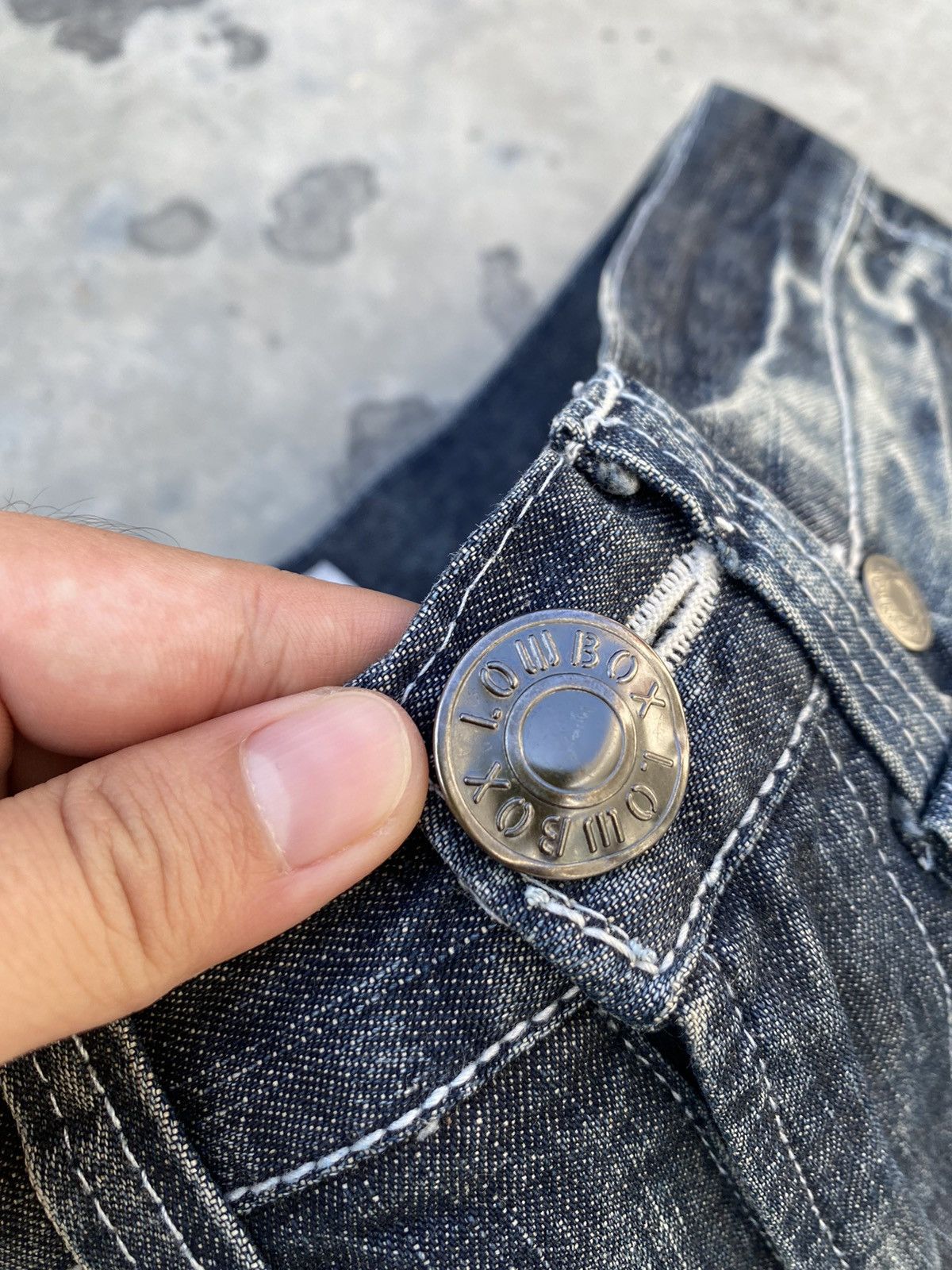 Japanese Brand × Vintage 🔥Express Shipping🔥 Japanese Brand LowBox Jeans Size 29" - 2 Thumbnail