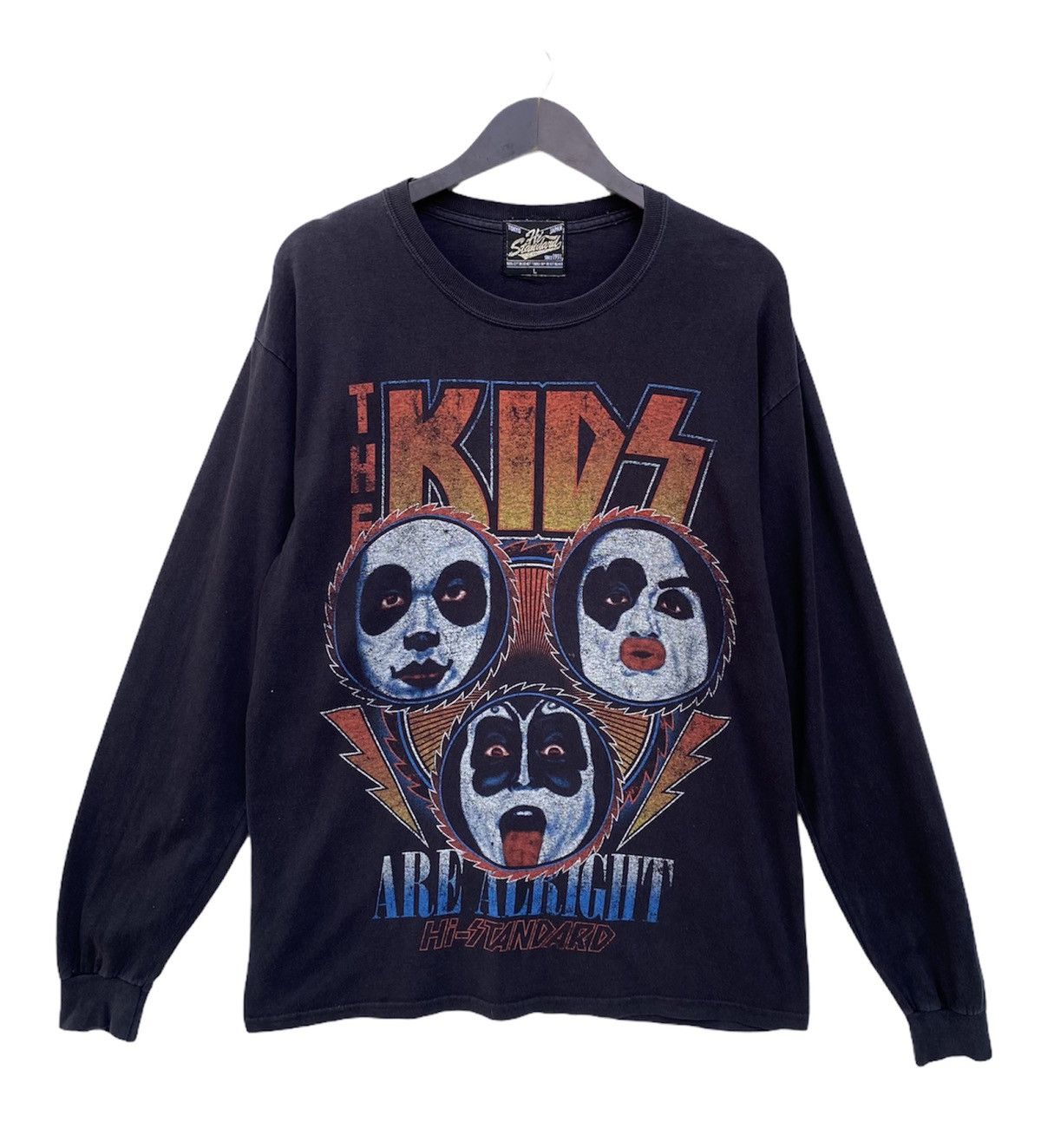 Band Tees 💥HI-STANDARD Japanese hardcore punk promo kiss design shirt Size US L / EU 52-54 / 3 - 1 Thumbnail