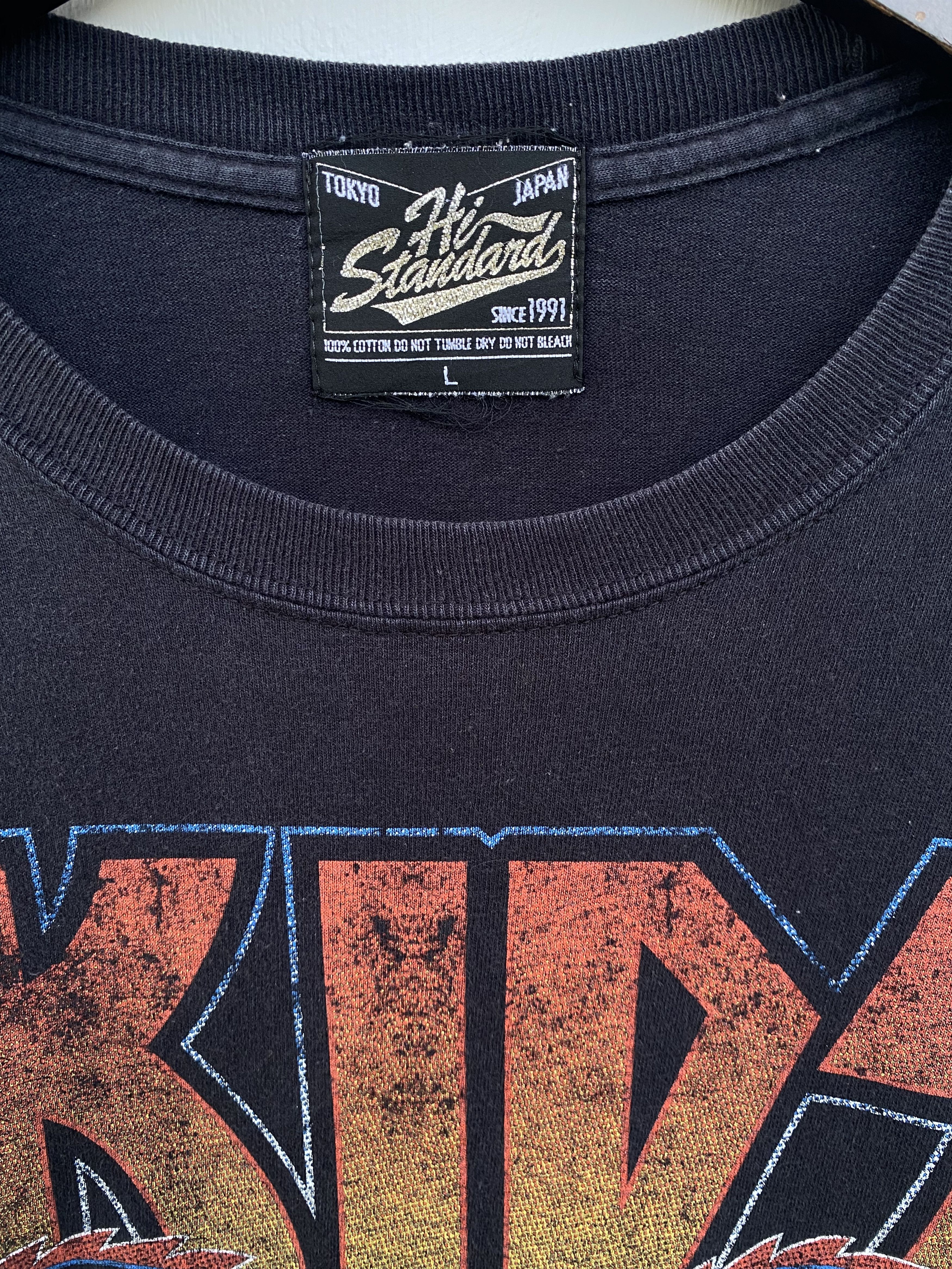 Band Tees 💥HI-STANDARD Japanese hardcore punk promo kiss design shirt Size US L / EU 52-54 / 3 - 3 Thumbnail
