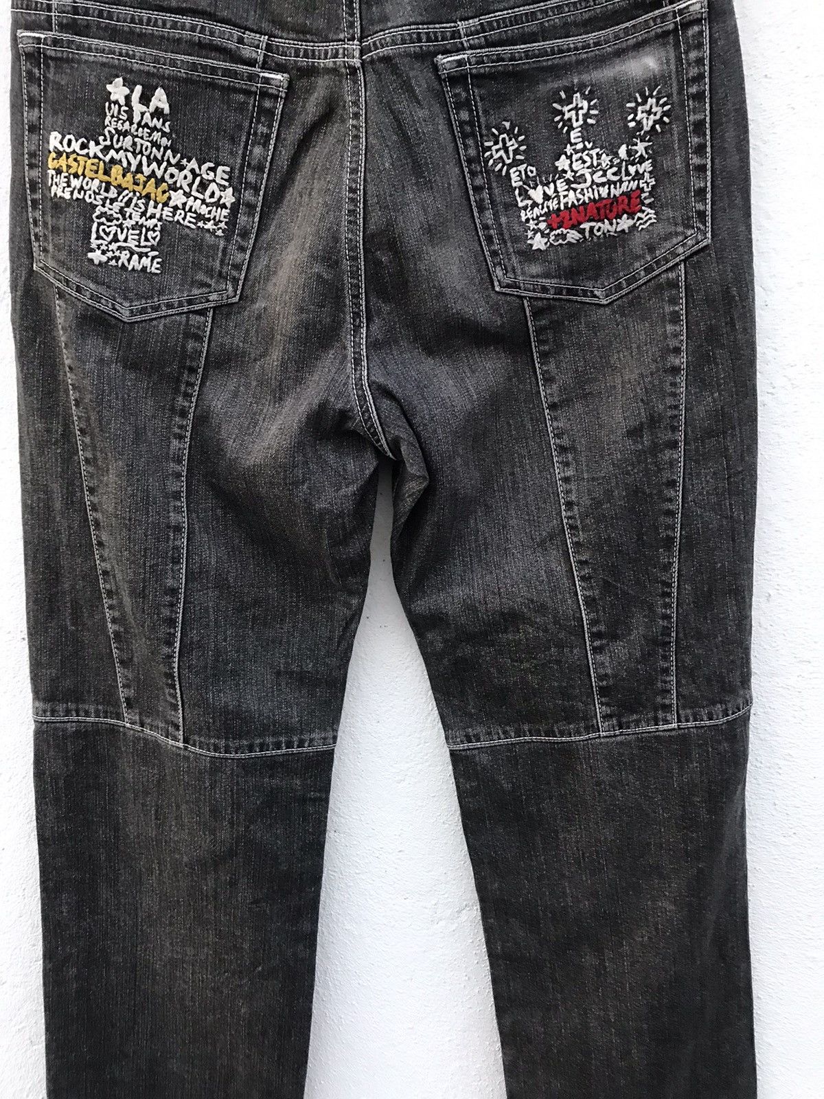 Jean Charles De Castelbajac Castelbajac +2 Nature Jeans Size 32" / US 10 / IT 46 - 12 Thumbnail