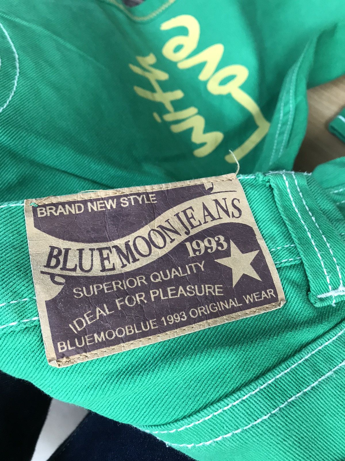 If Six Was Nine × Japanese Brand Japanese Brand Blue Moon Blue Slim fits Jeans Size US 30 / EU 46 - 7 Thumbnail