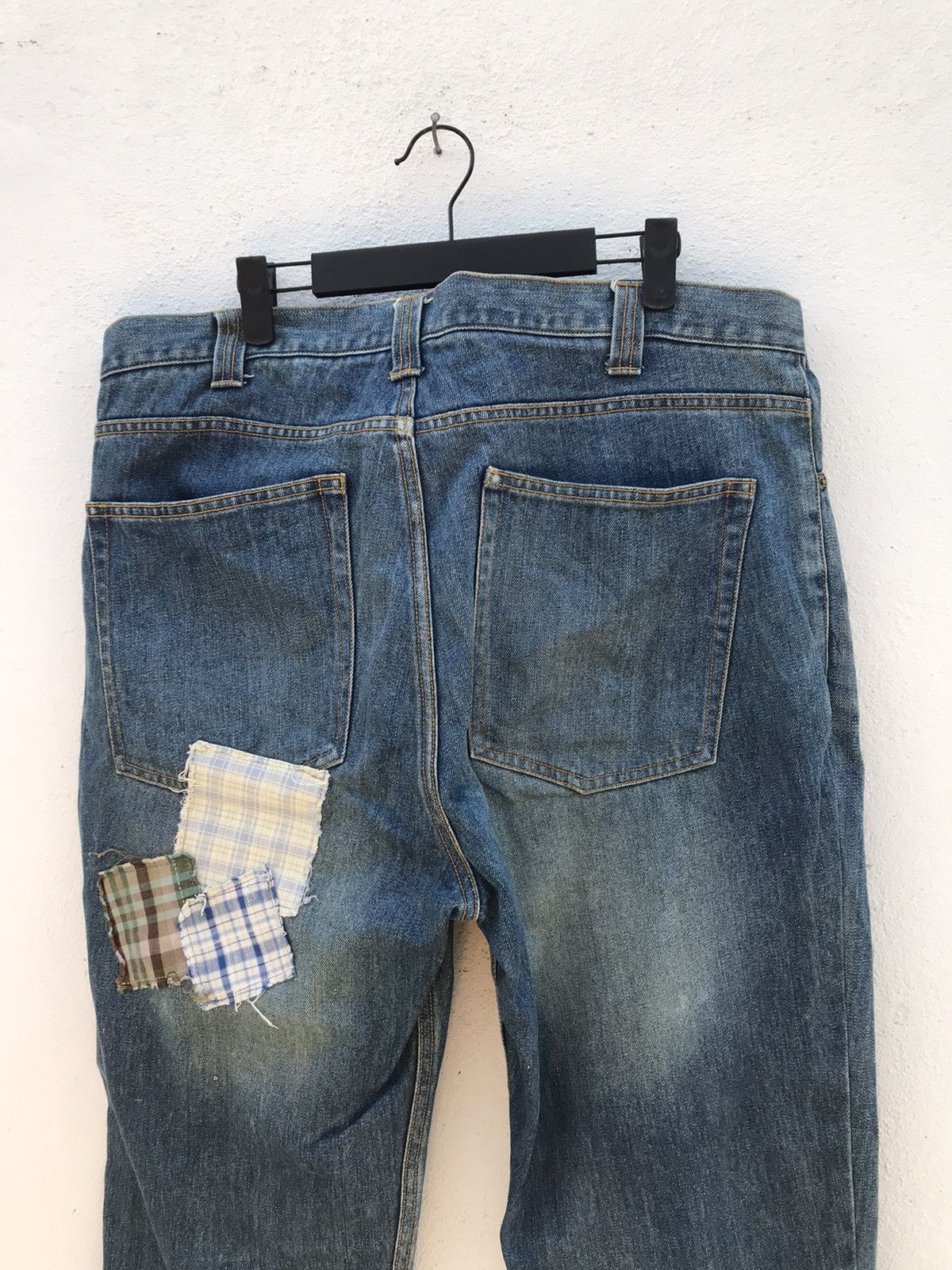 If Six Was Nine × Japanese Brand Made In Japan Sly And Robby Patchwork Jeans Size US 38 / EU 54 - 5 Thumbnail