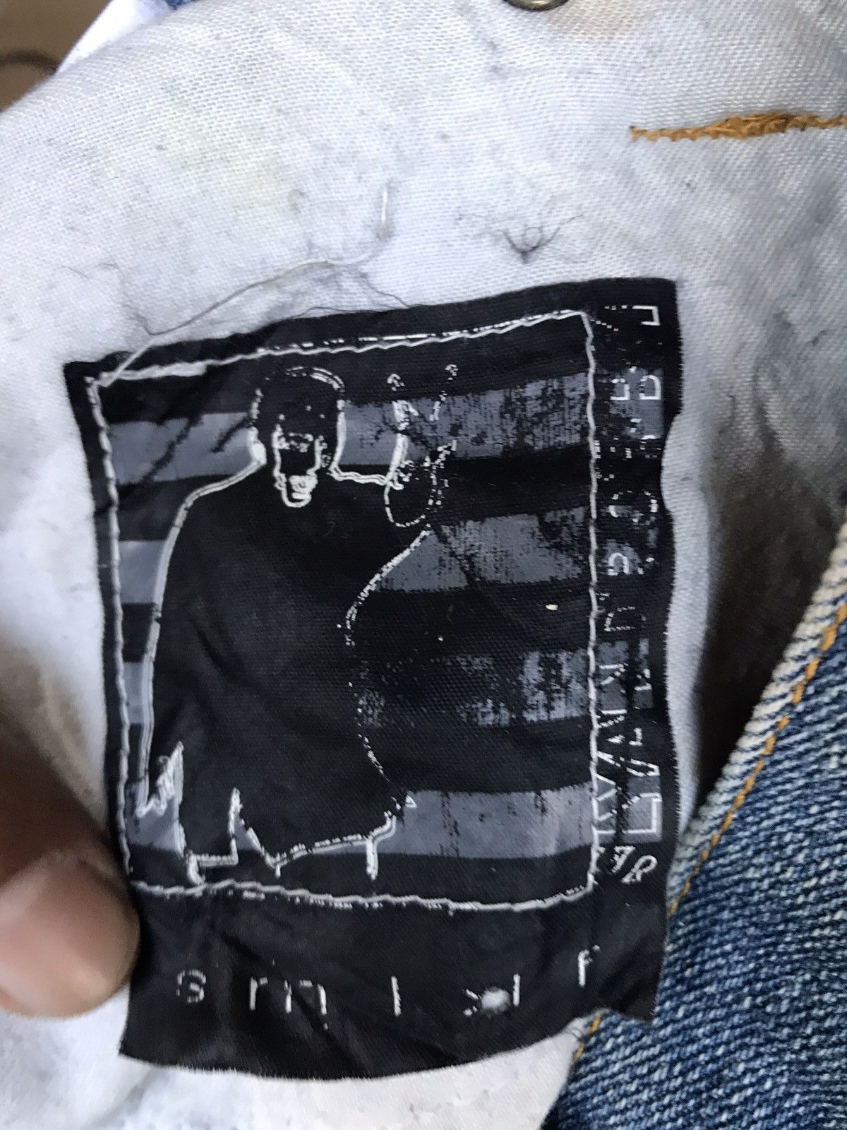 If Six Was Nine × Japanese Brand Made In Japan Sly And Robby Patchwork Jeans Size US 38 / EU 54 - 7 Thumbnail