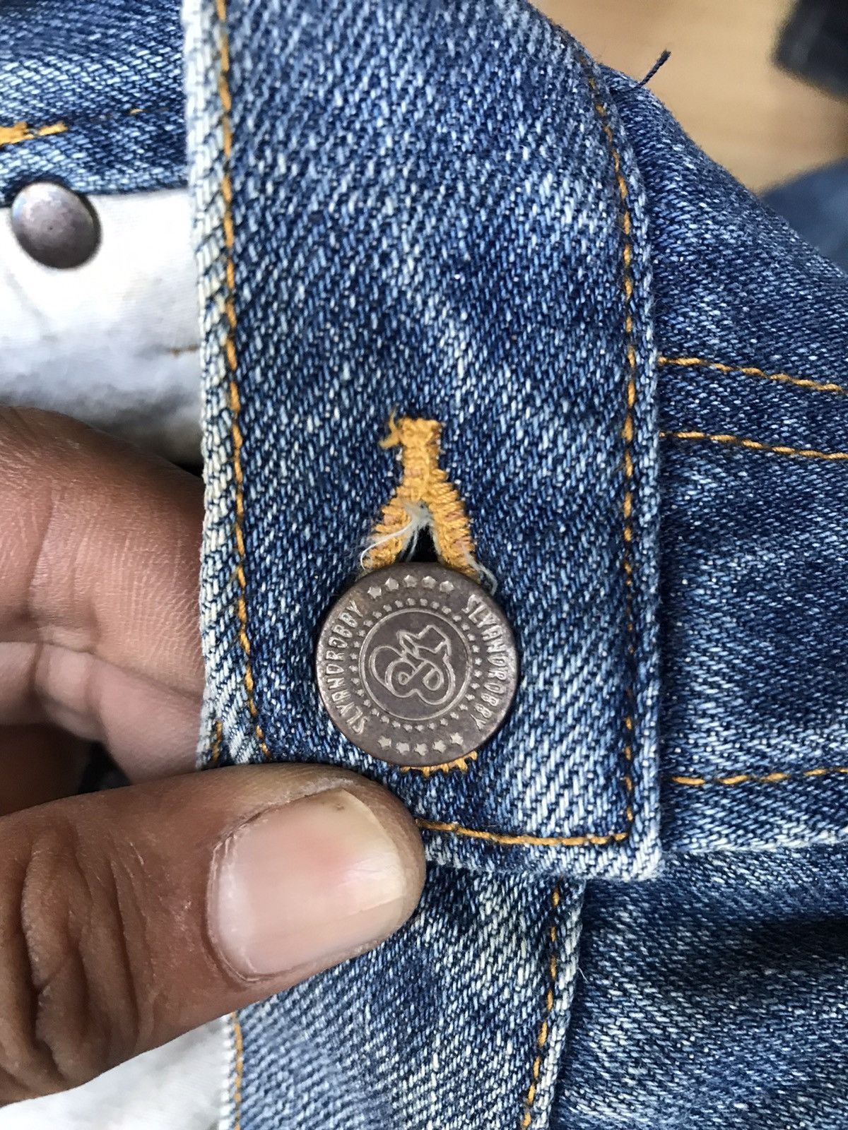 If Six Was Nine × Japanese Brand Made In Japan Sly And Robby Patchwork Jeans Size US 38 / EU 54 - 9 Thumbnail