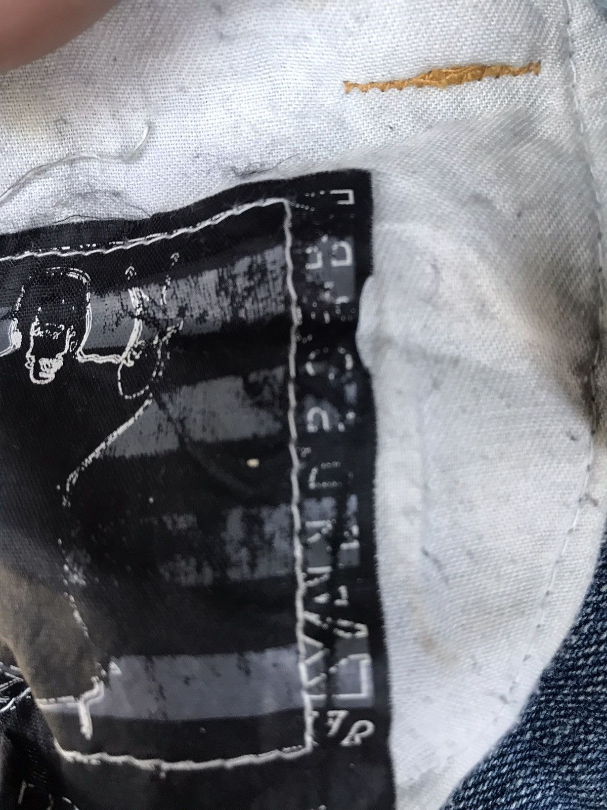 If Six Was Nine × Japanese Brand Made In Japan Sly And Robby Patchwork Jeans Size US 38 / EU 54 - 8 Thumbnail