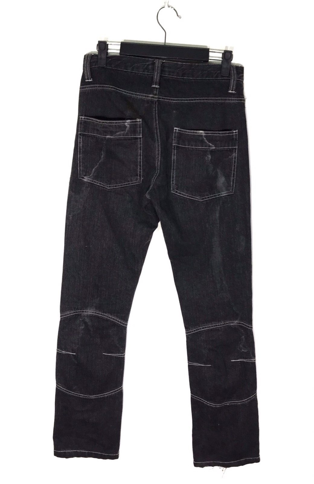 Designer Vingt Quatre Heures Riding Denim Jeans Size US 28 / EU 44 - 6 Thumbnail
