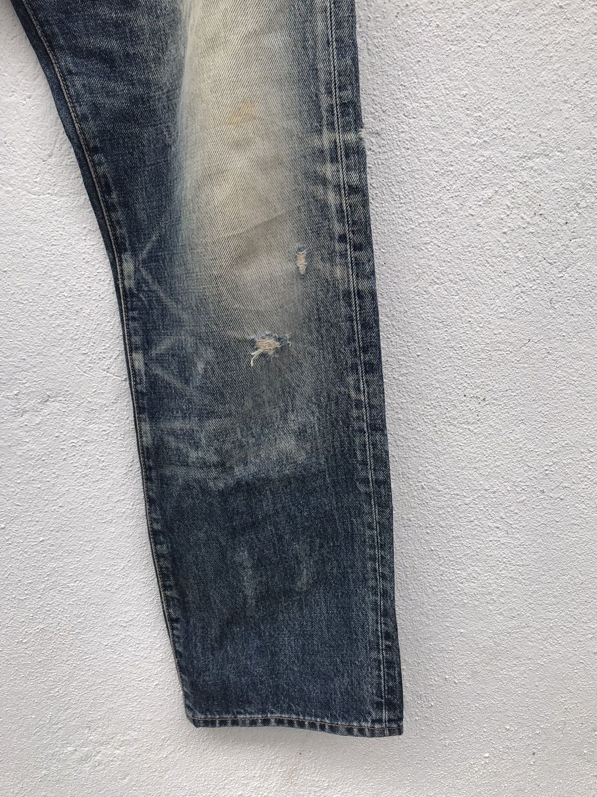 If Six Was Nine × Japanese Brand Japan Brand Native RNA Rips Faded Denim Jeans Size US 32 / EU 48 - 7 Thumbnail